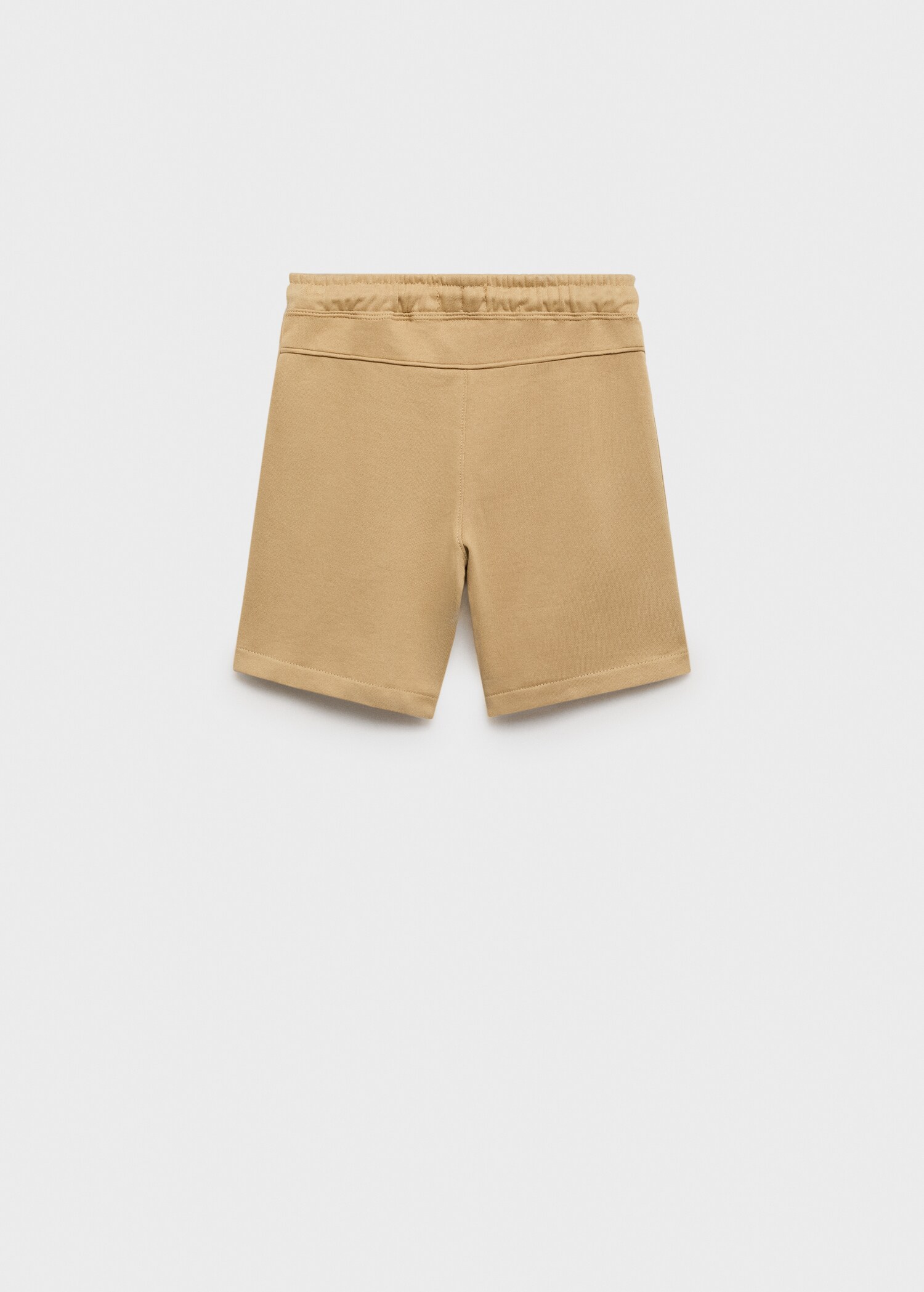 Cotton shorts with drawstring - Reverse of the article