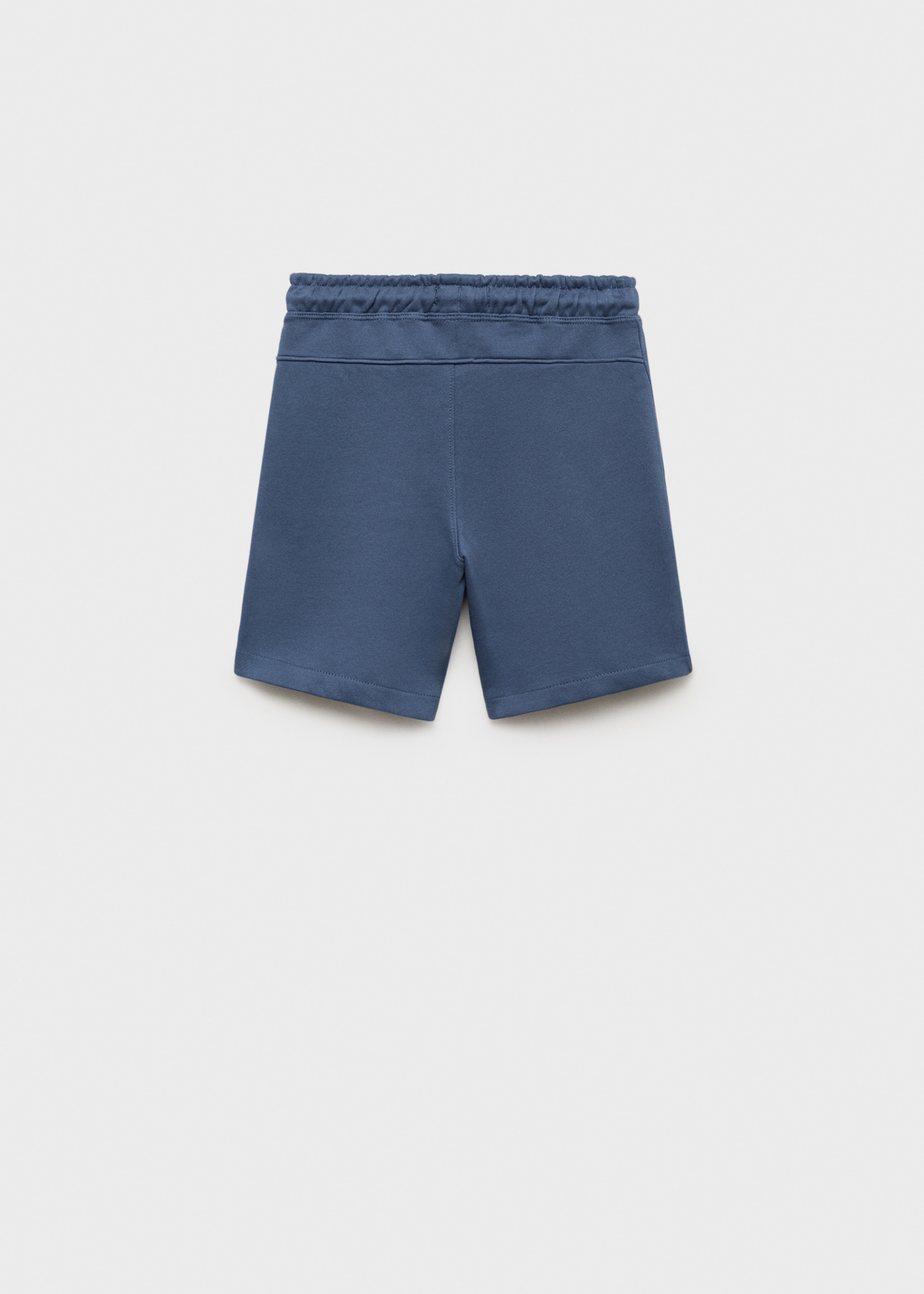 Baumwoll-Bermudashorts mit Kordelzug - Rückseite des Artikels
