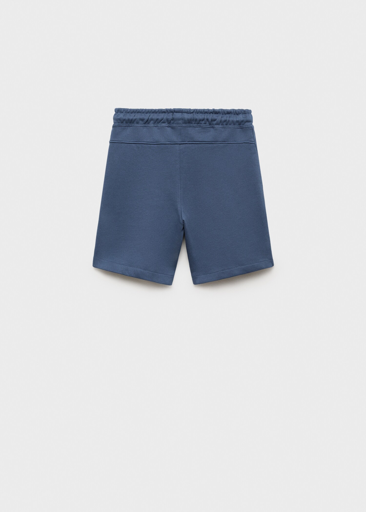 Cotton shorts with drawstring - Reverse of the article