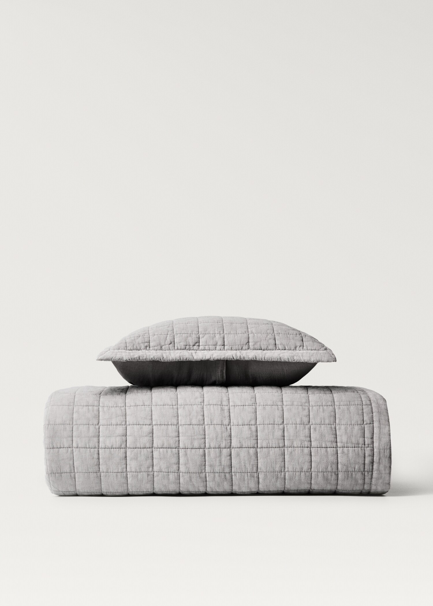 Couvre-lit enfant coton lavé carreaux lit 90/105 cm - Détail de l'article 3