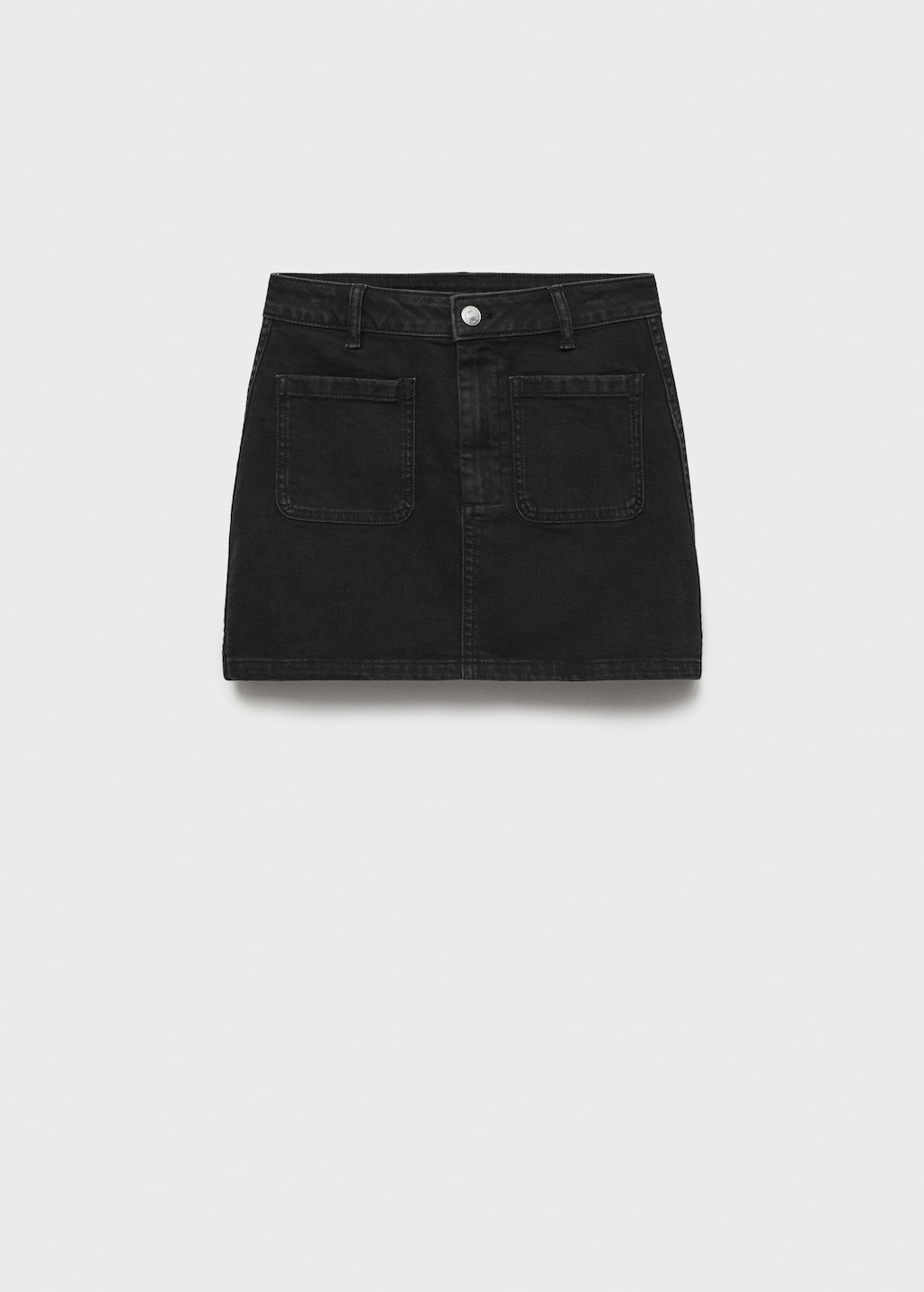 Denim mini-skirt with pockets - Teen | MANGO USA