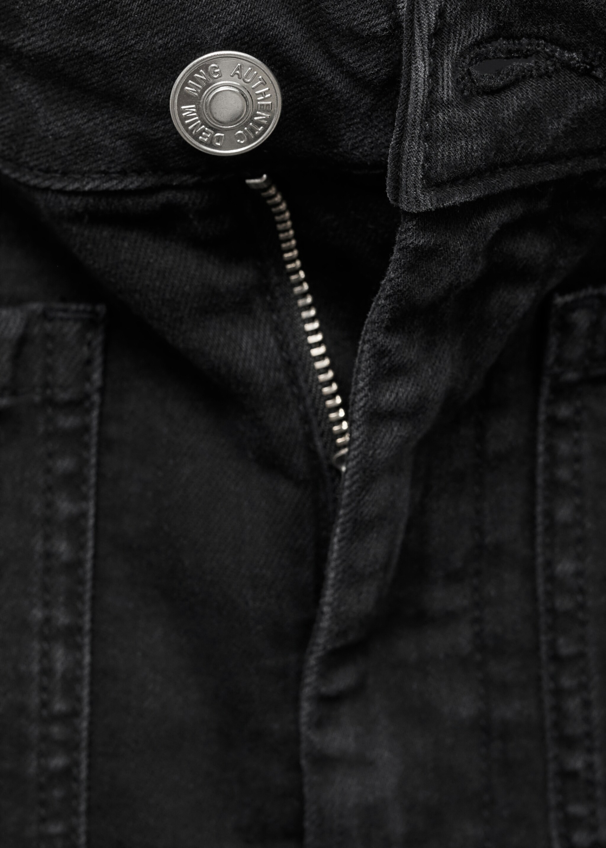 Minikjol i denim med fickor - Detaljer om artikeln 0