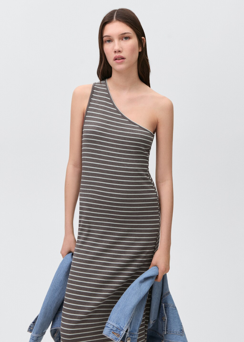 Long asymmetric dress