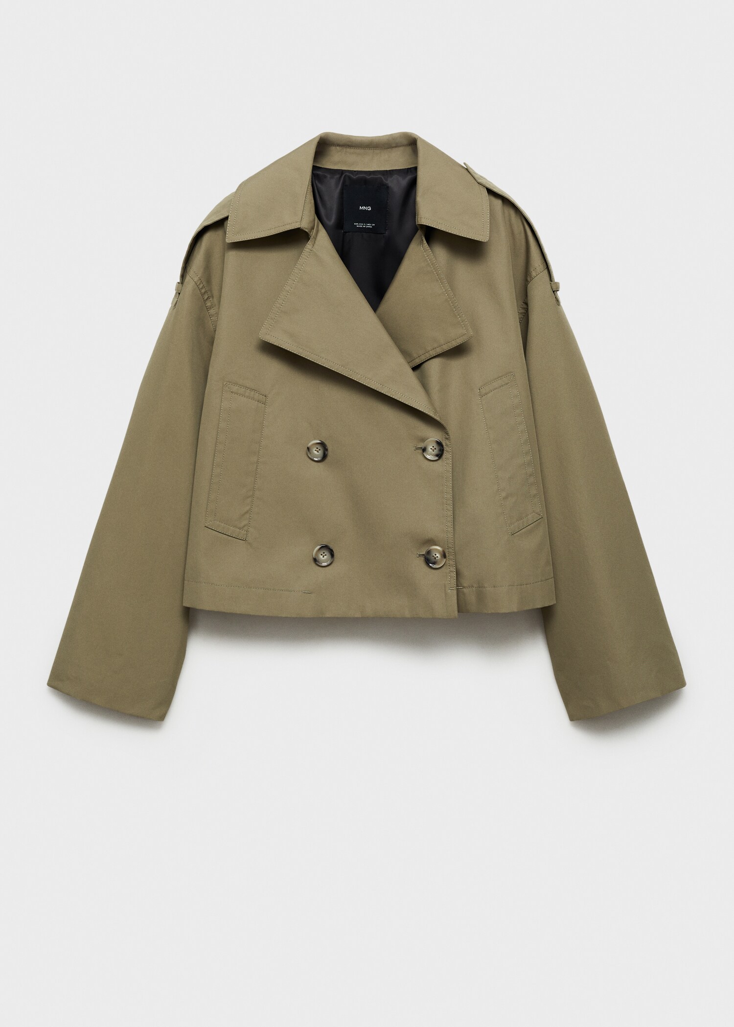 Trench crop double boutonnage - Article sans modèle