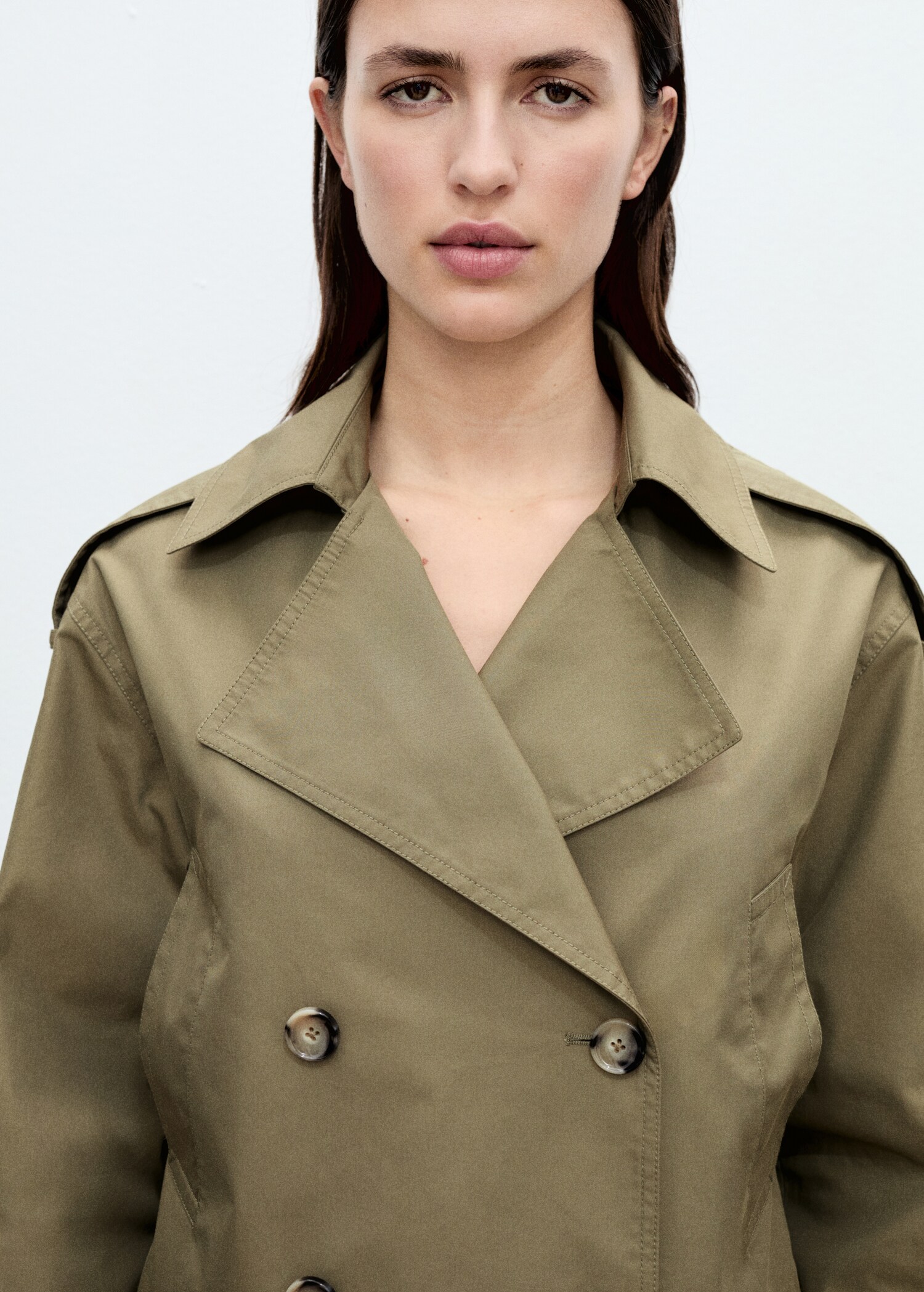 Trench crop double boutonnage - Détail de l'article 1