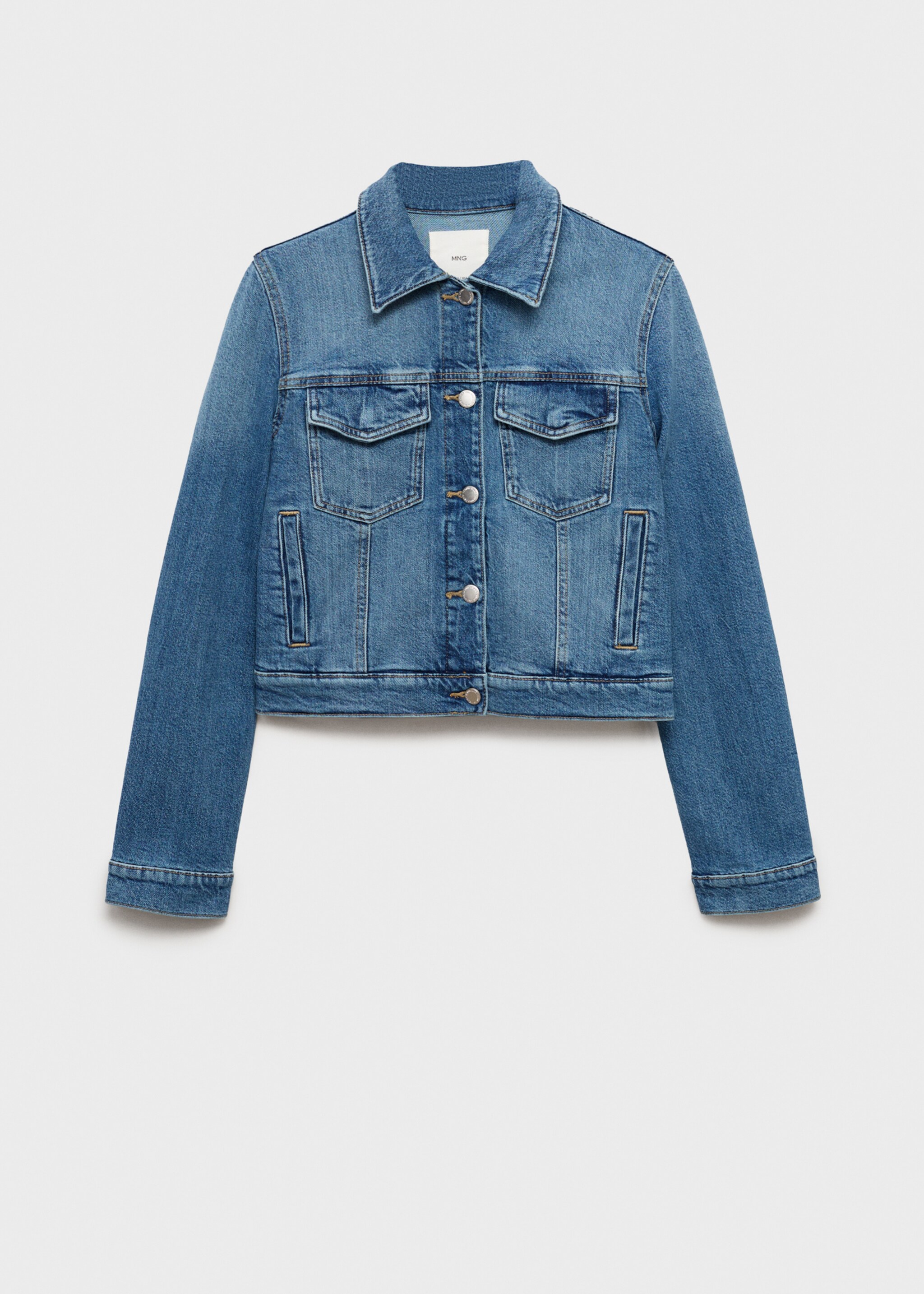 Crop denim jacket - Article without model