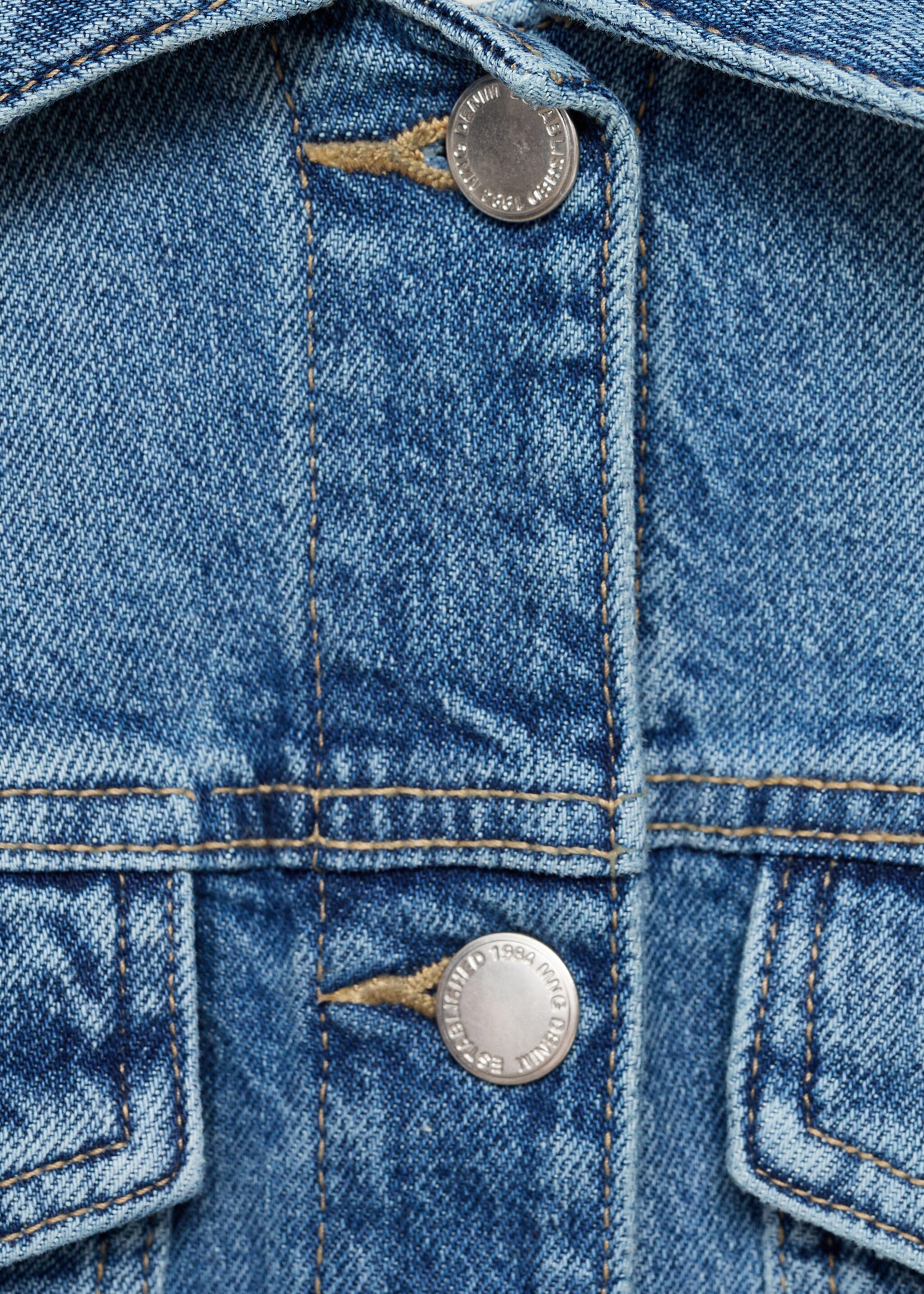 Crop denim jacket - Details of the article 8