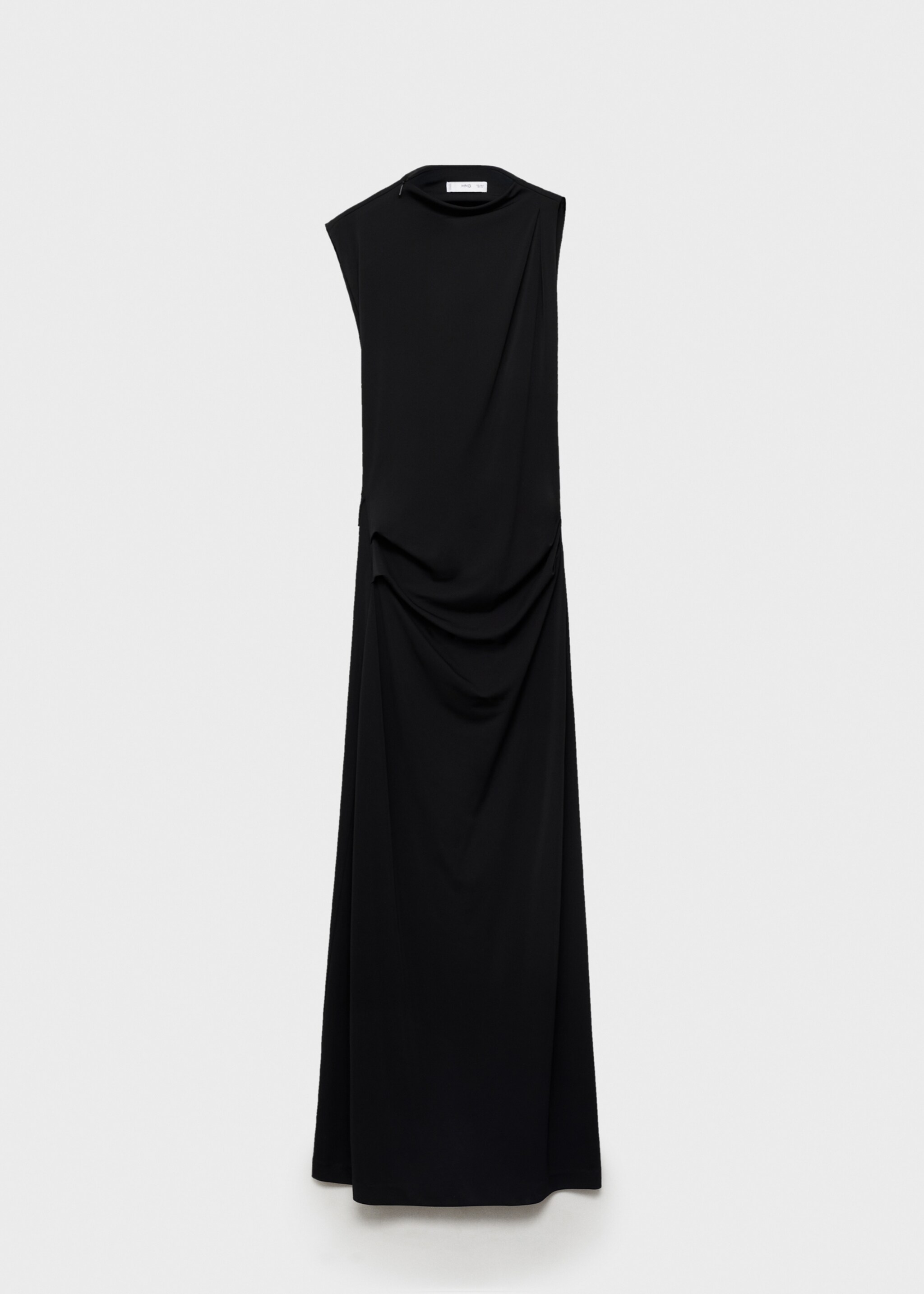 Vestido drapeado abertura lateral - Artículo sin modelo