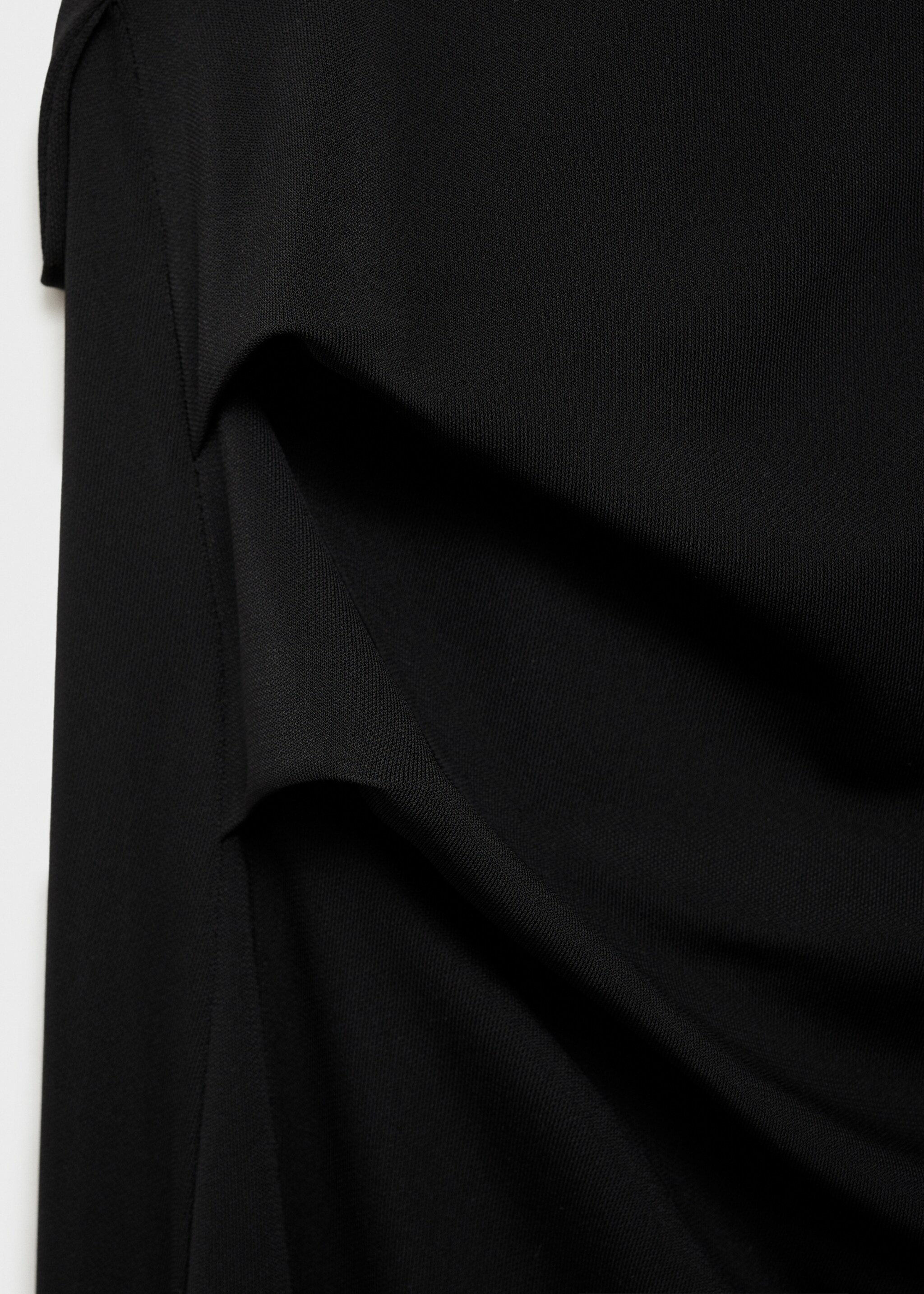 Vestido drapeado abertura lateral - Detalle del artículo 0