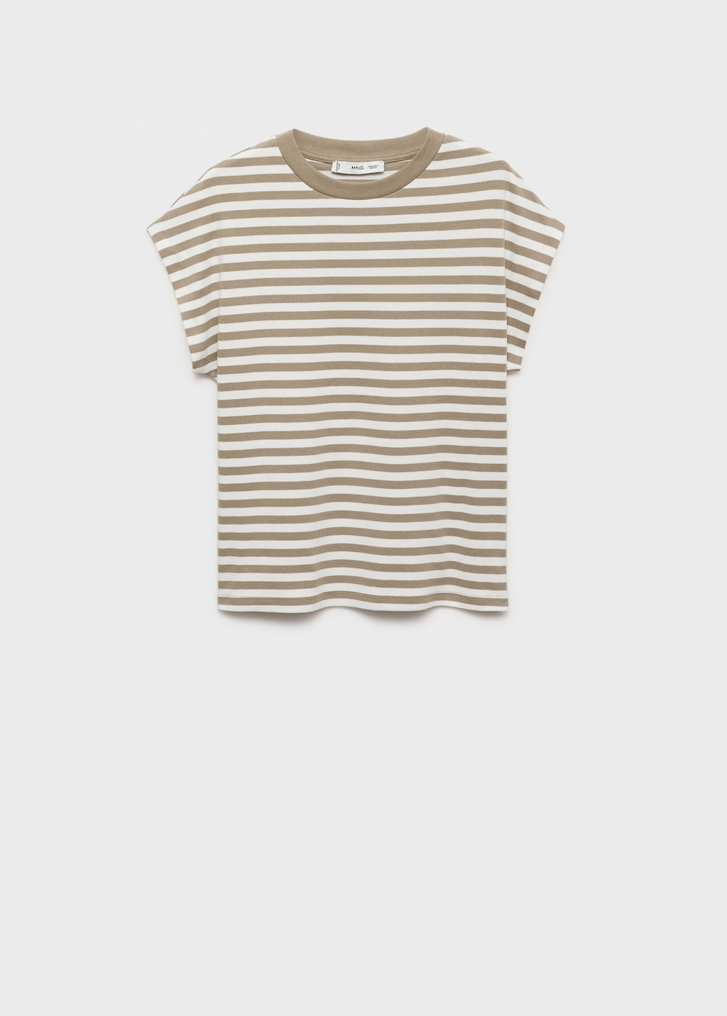 Striped short-sleeved t-shirt - image 5