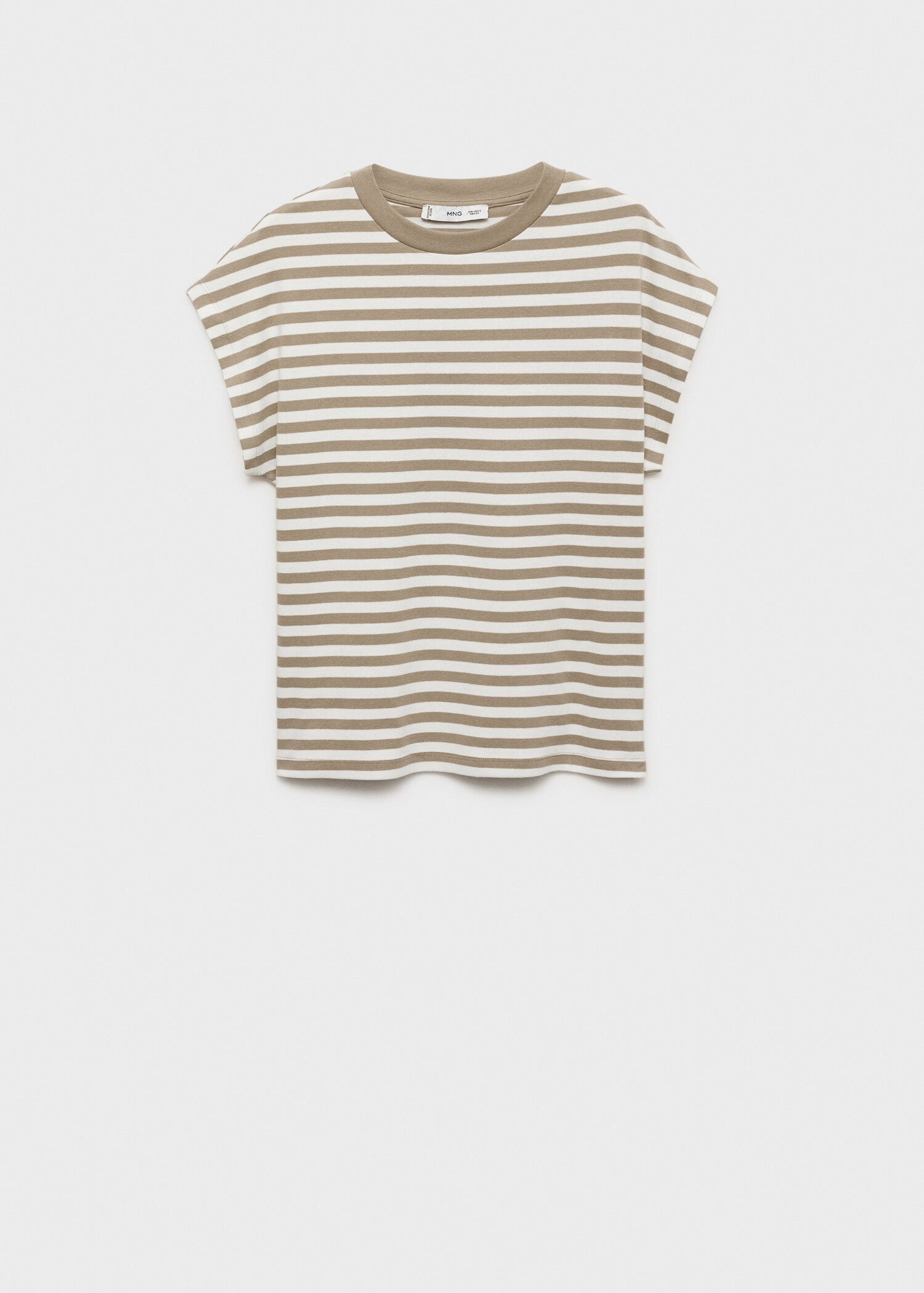 Kurzärmliges Streifen-T-Shirt - Artikel ohne Model