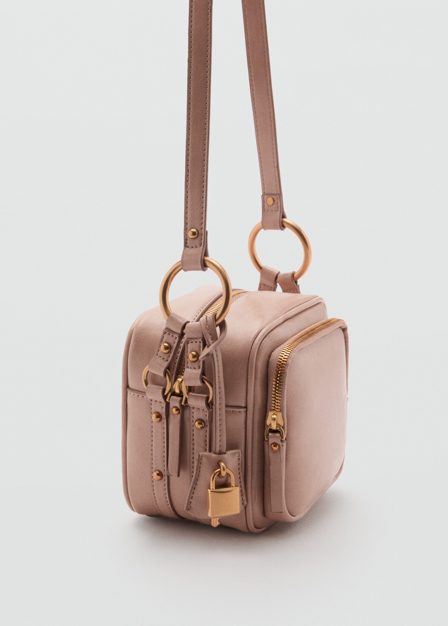 Square crossbody bag - Medium plane