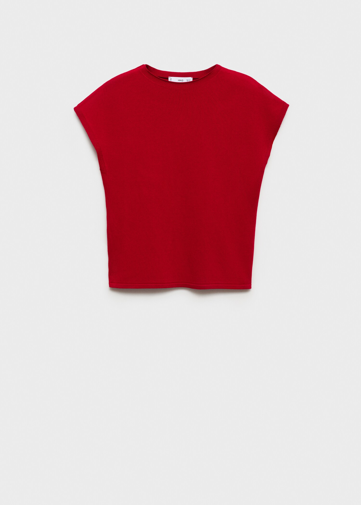 Pull en maille fine sans manches - Article sans modèle