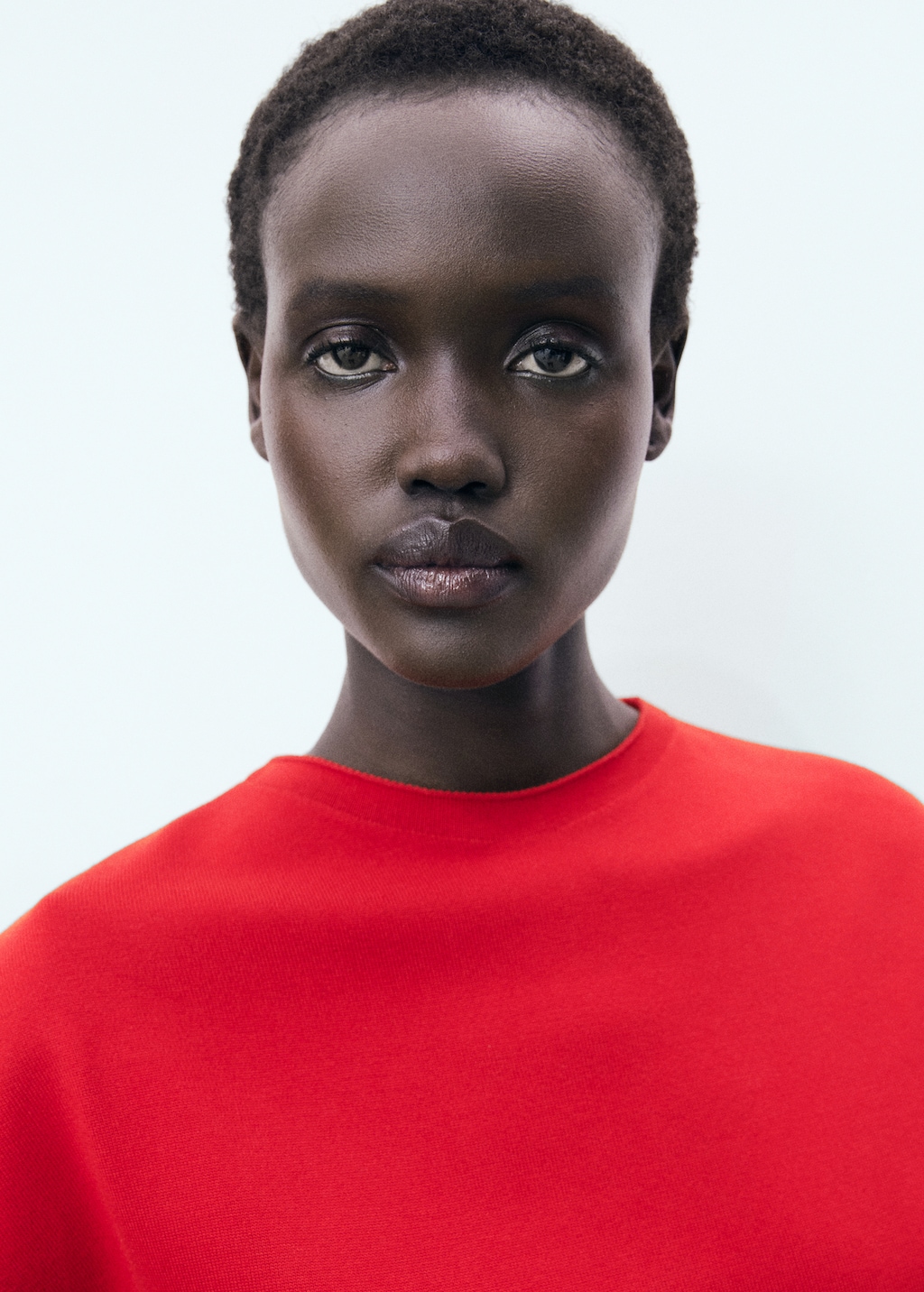 Mango Short-sleeved fine-knit sweater