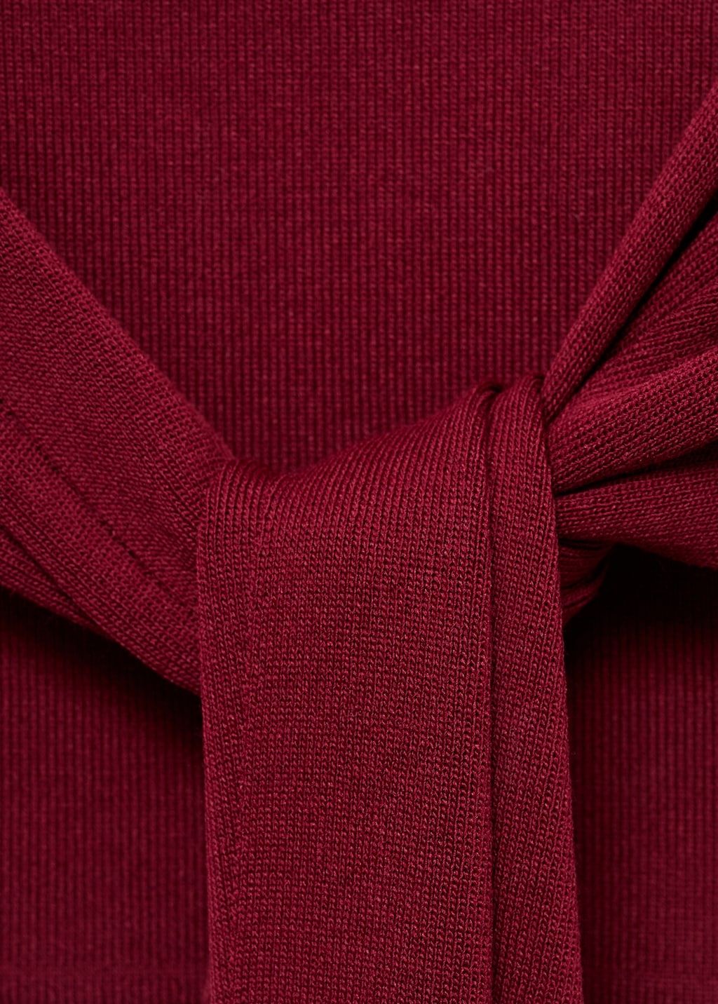 Mango Bandeau top with knot detail