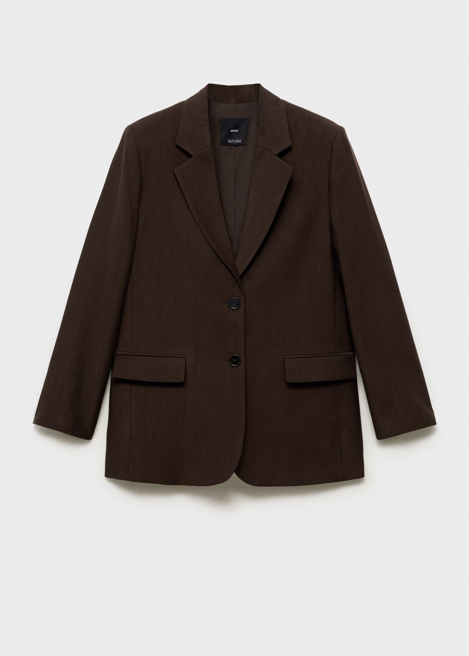 Straight-fit lyocell suit jacket - Article without model