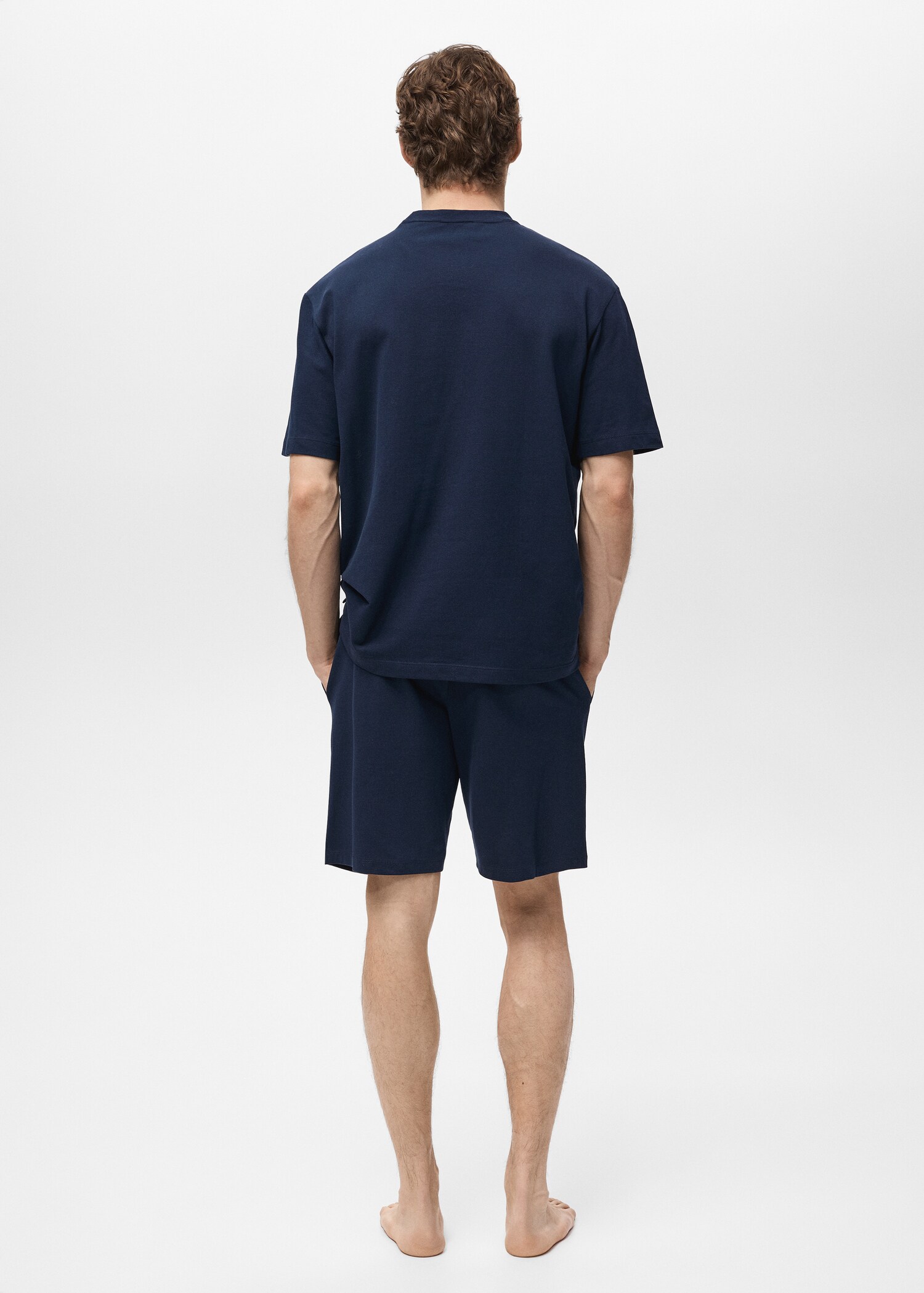 Pack Kurzer Baumwoll-Pyjama - Rückseite des Artikels