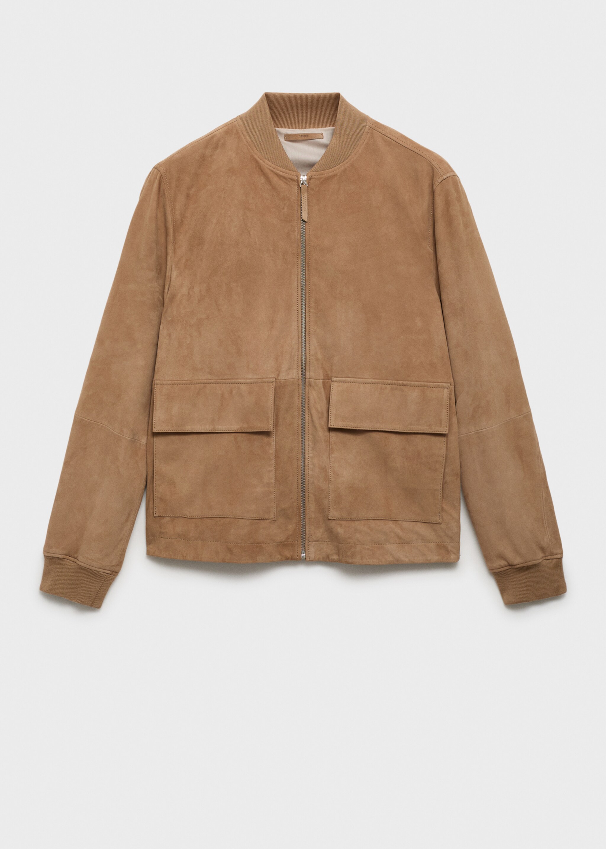 Blouson bomber cuir daim - Article sans modèle
