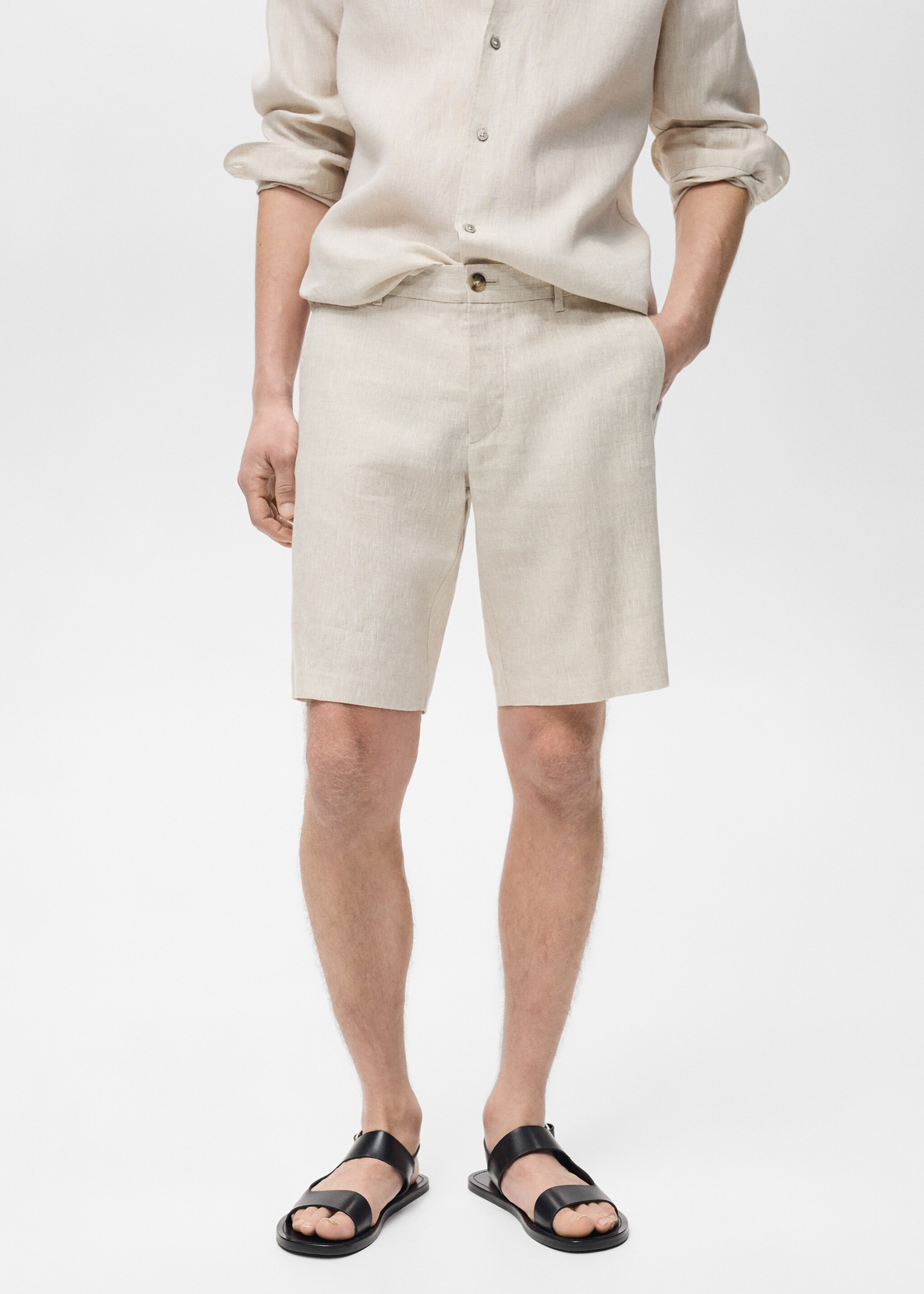 Bermudes slim fit 100% lli - Pla mig