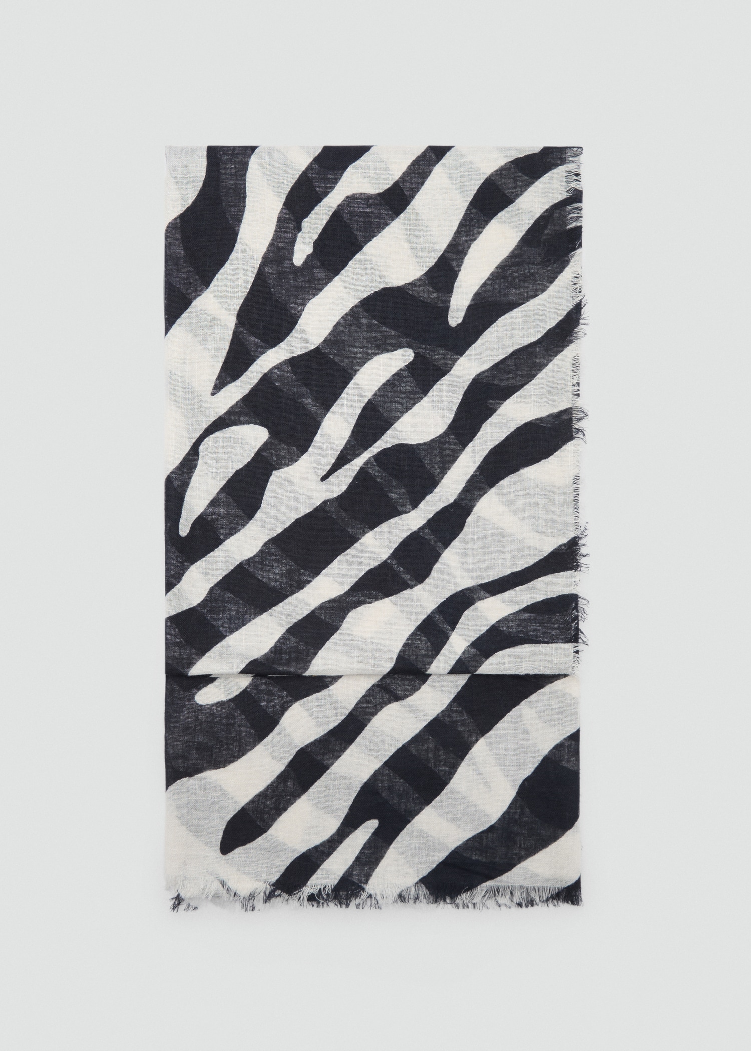 Schal Leinenmischung Zebra - Artikel ohne Model