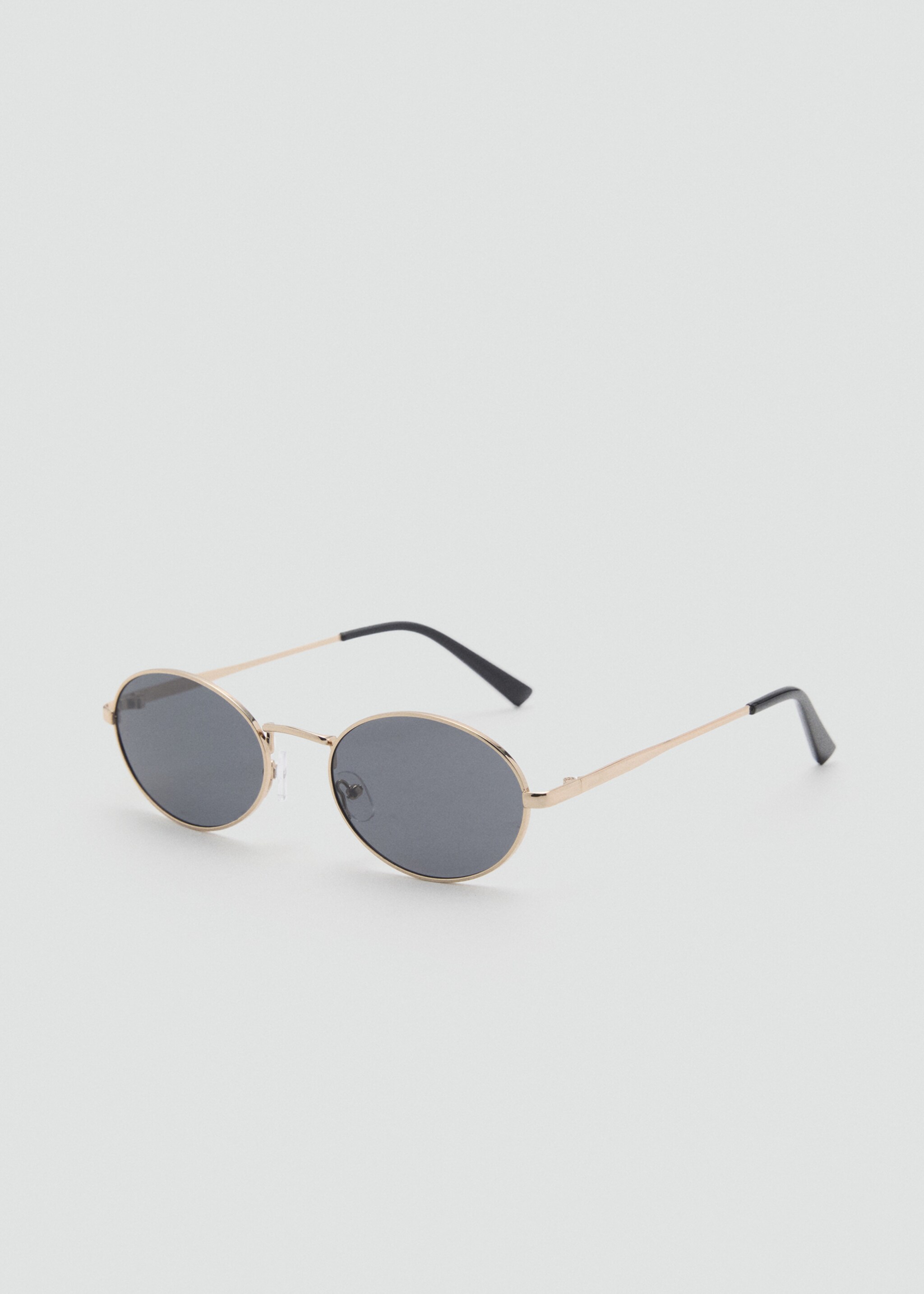Round metal-rimmed sunglasses - Medium plane