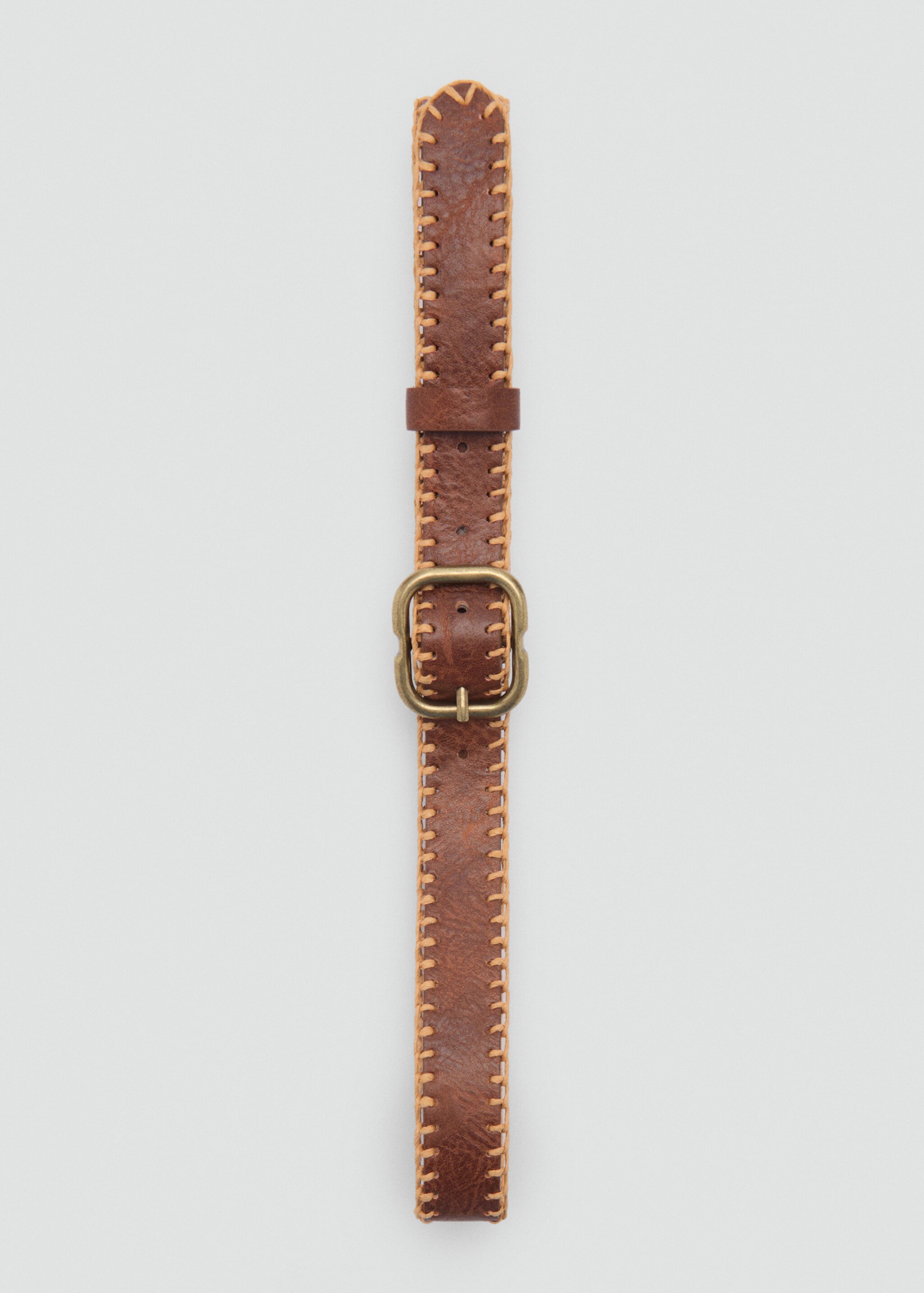Belt with decorative stitching - Details of the article 2