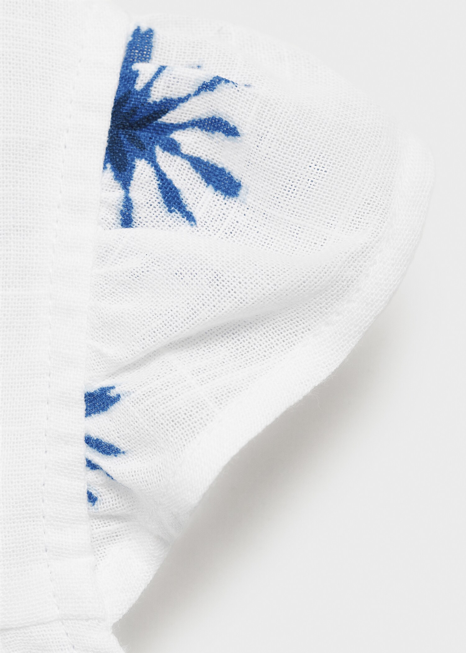 Printed cotton blouse - Details of the article 0