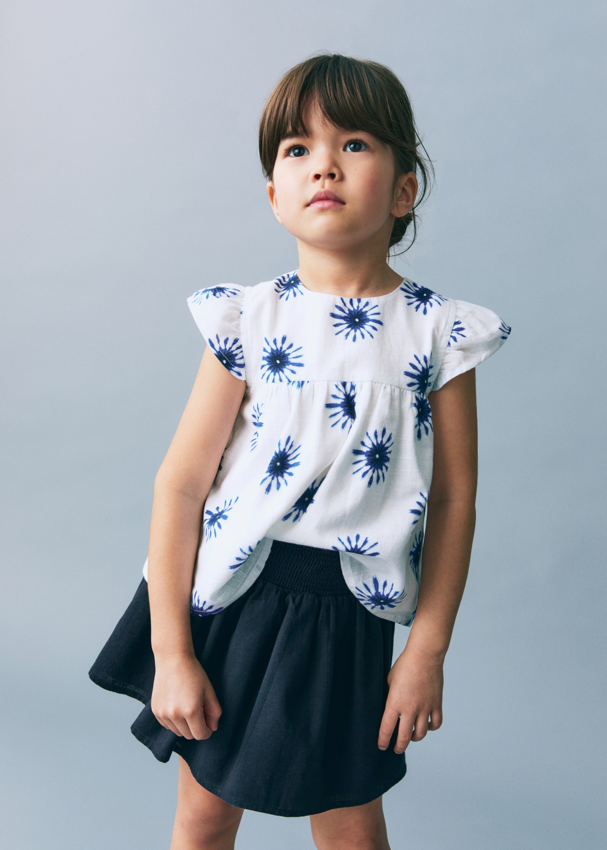 Printed cotton blouse - Details of the article 6