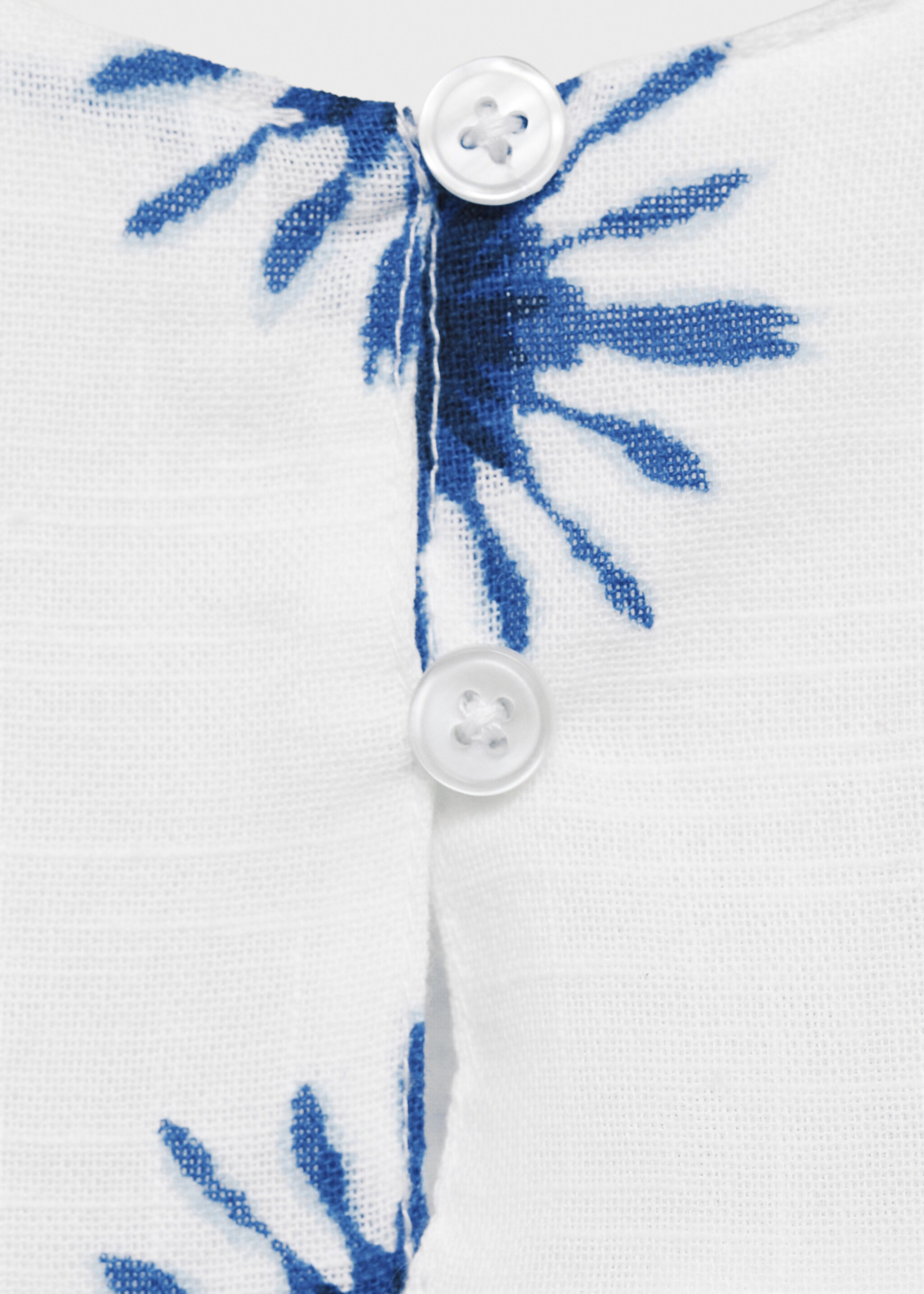 Printed cotton blouse - Details of the article 8
