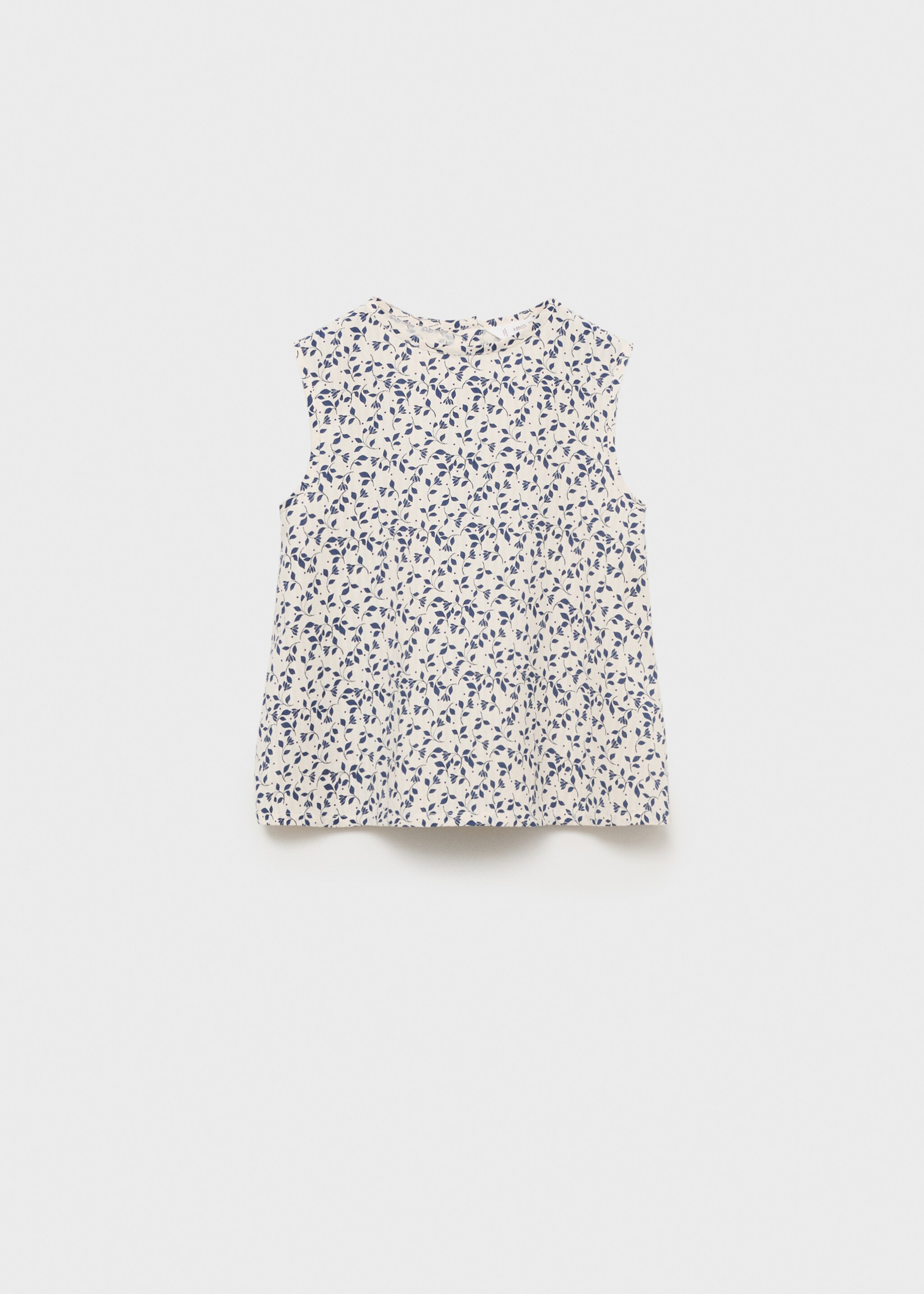 Blusa estampada sin mangas - Artículo sin modelo