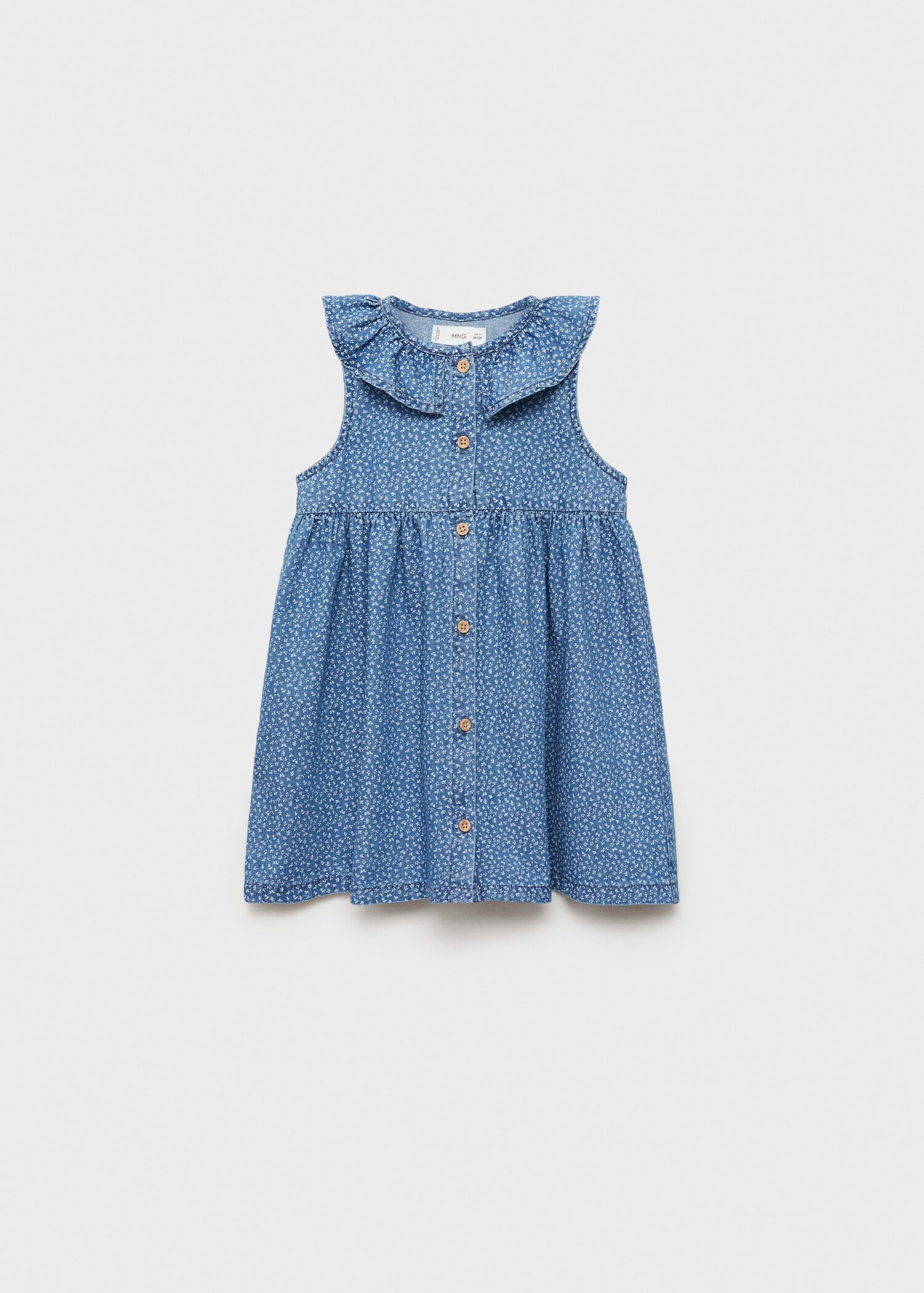 Robe jean col Claudine - Article sans modèle