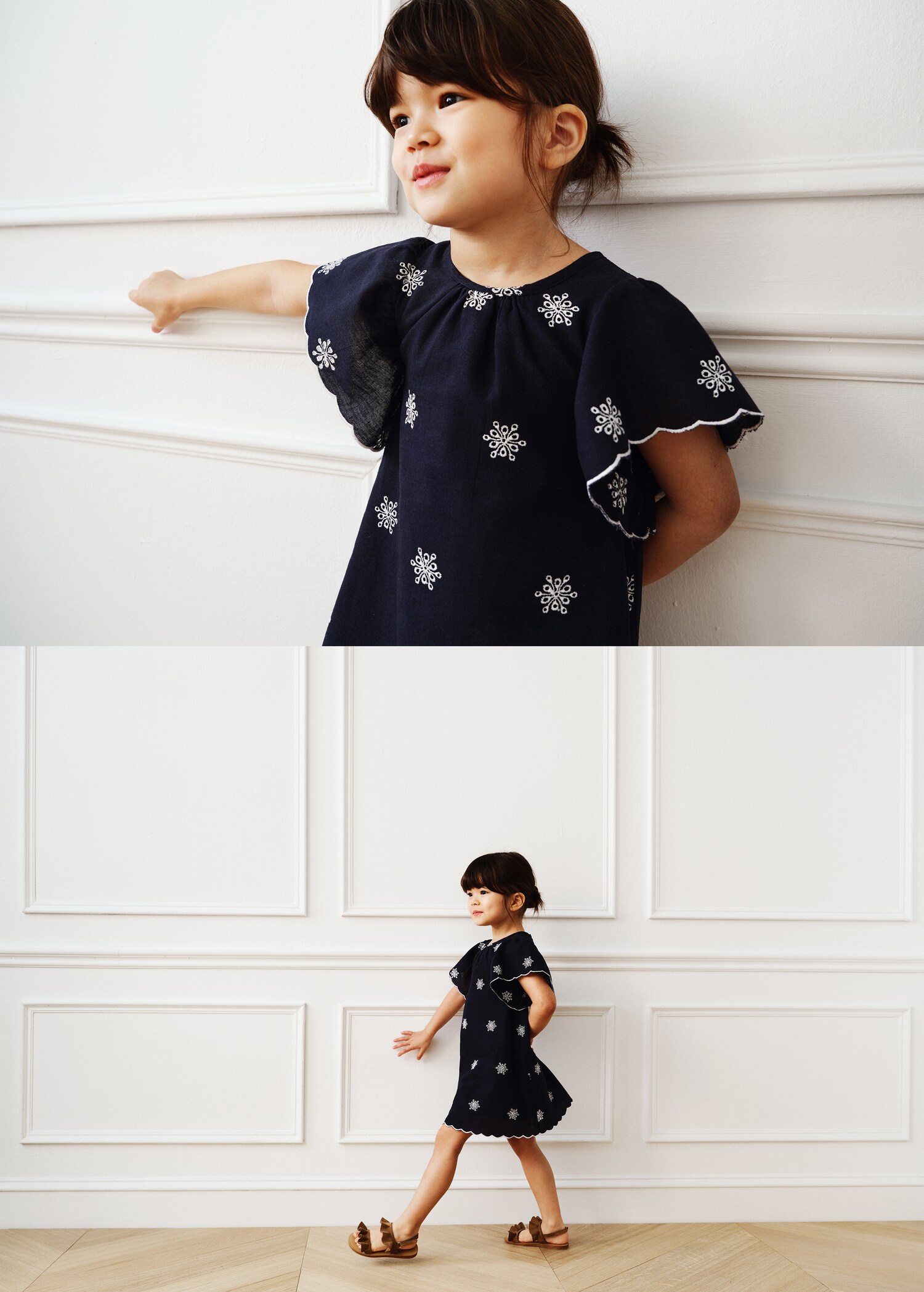 Embroidered detail dress - Details of the article 5