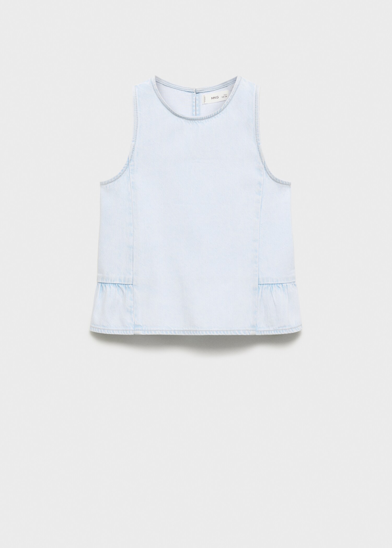 Blusa denim volante - Artículo sin modelo