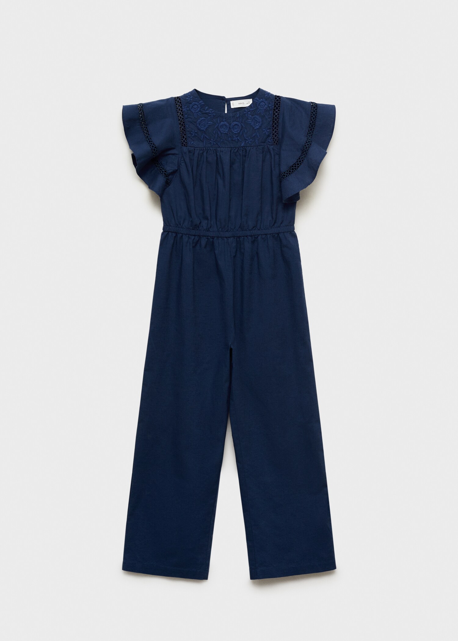 Lange geborduurde jumpsuit - Artikel zonder model