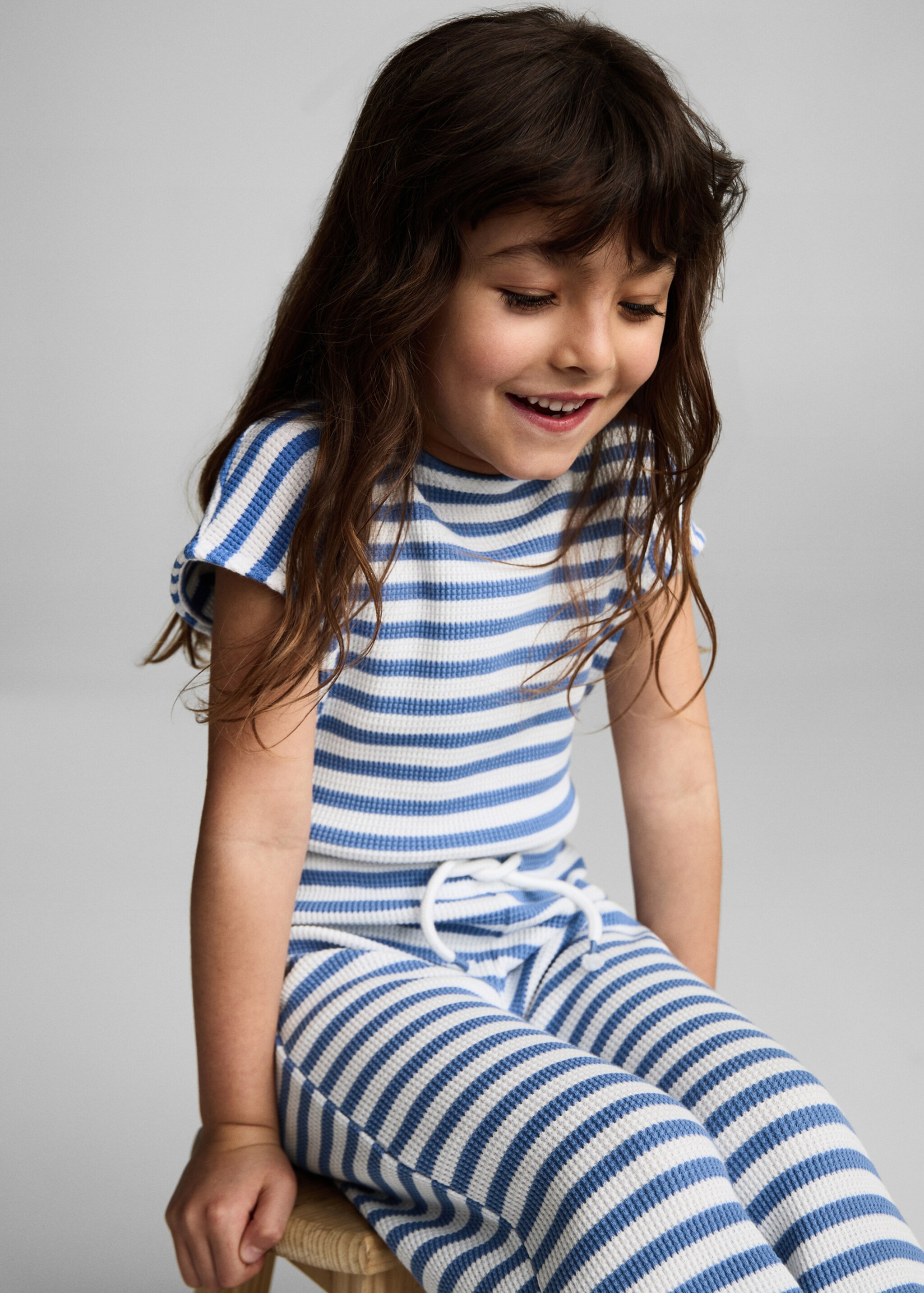 Striped long jumpsuit - Details of the article 2