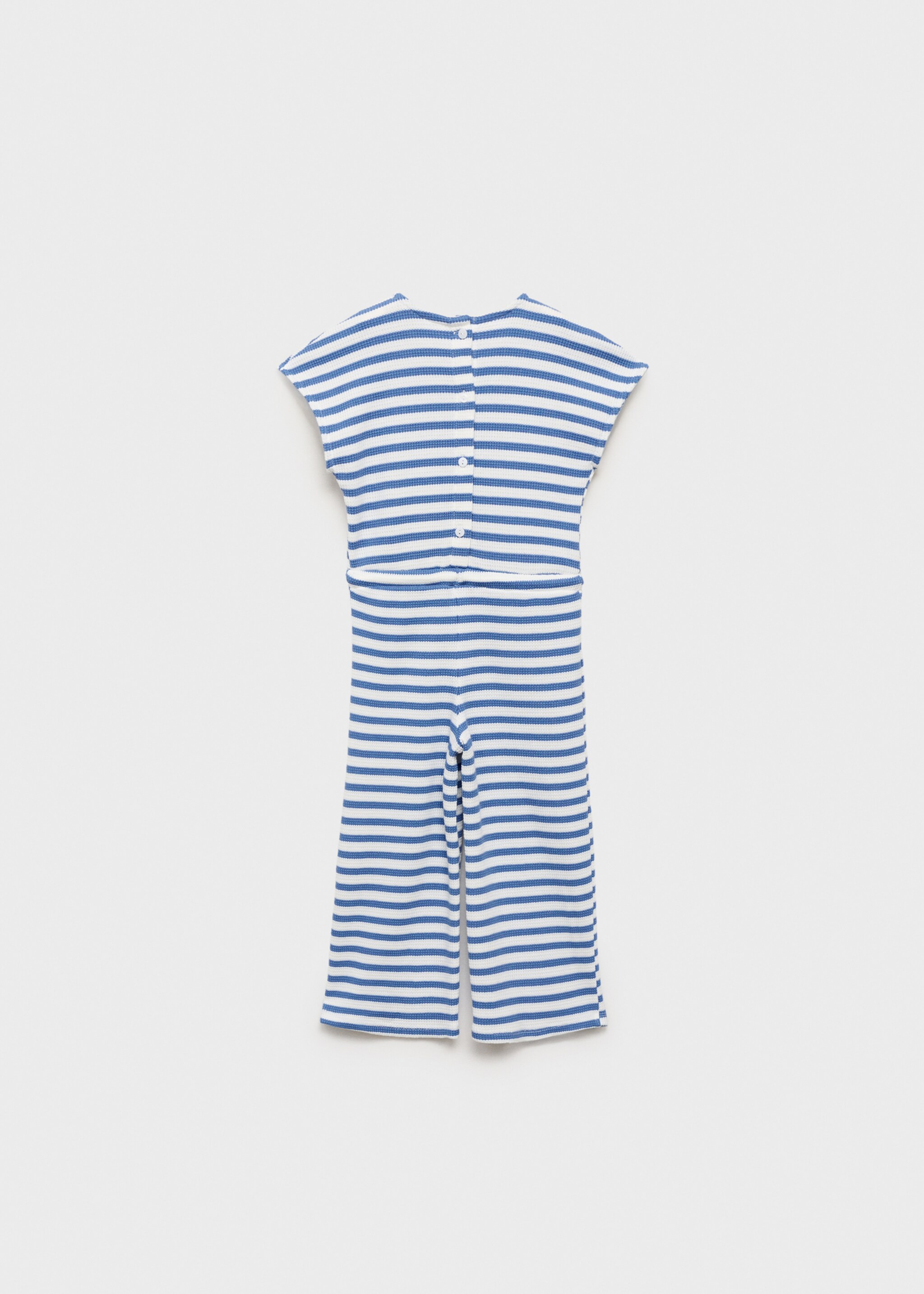 Striped long jumpsuit - Reverse of the article