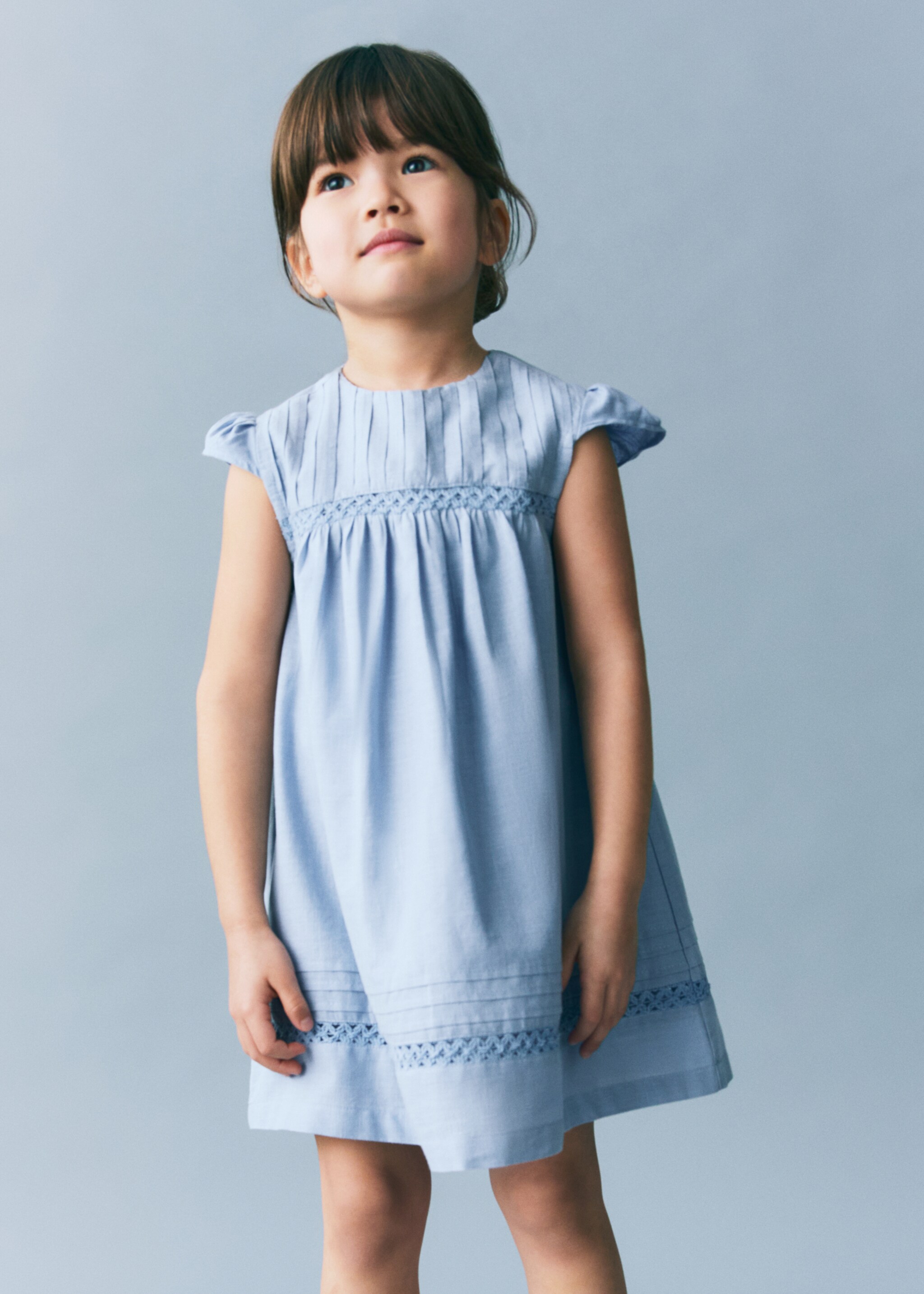 Embroidered detail dress - Medium plane