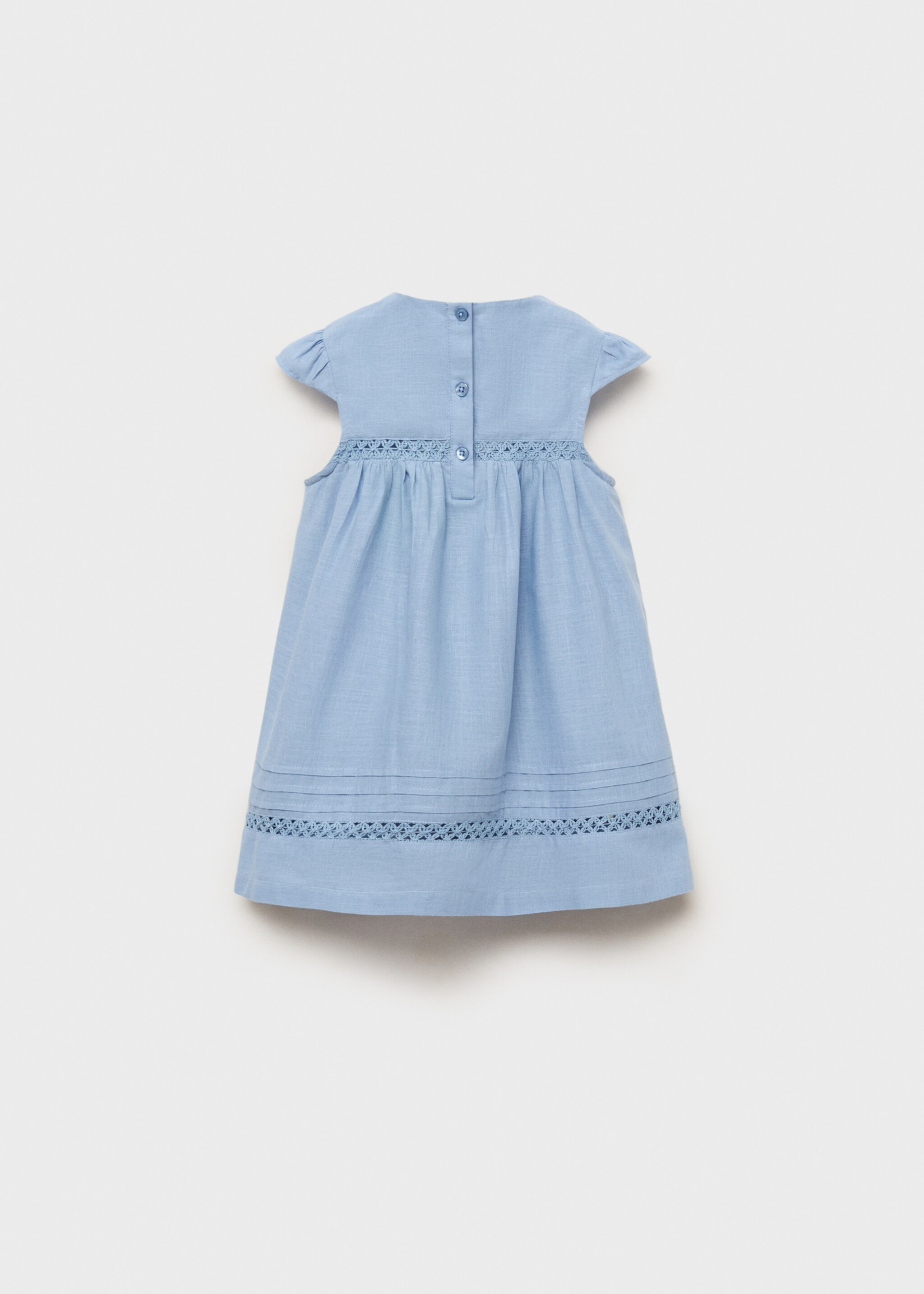 Embroidered detail dress - Reverse of the article