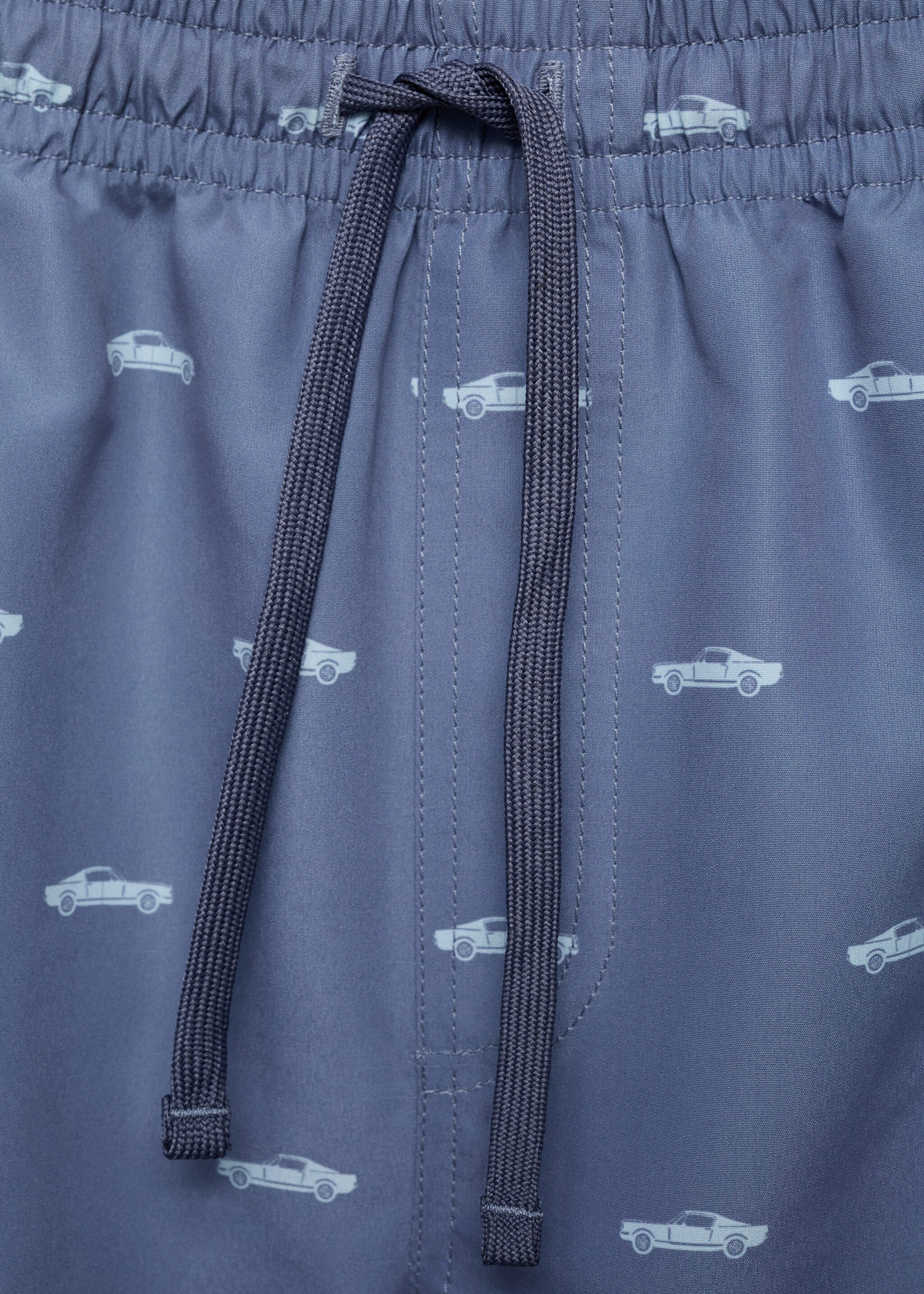 Printed swimsuit with drawstring - Details of the article 8