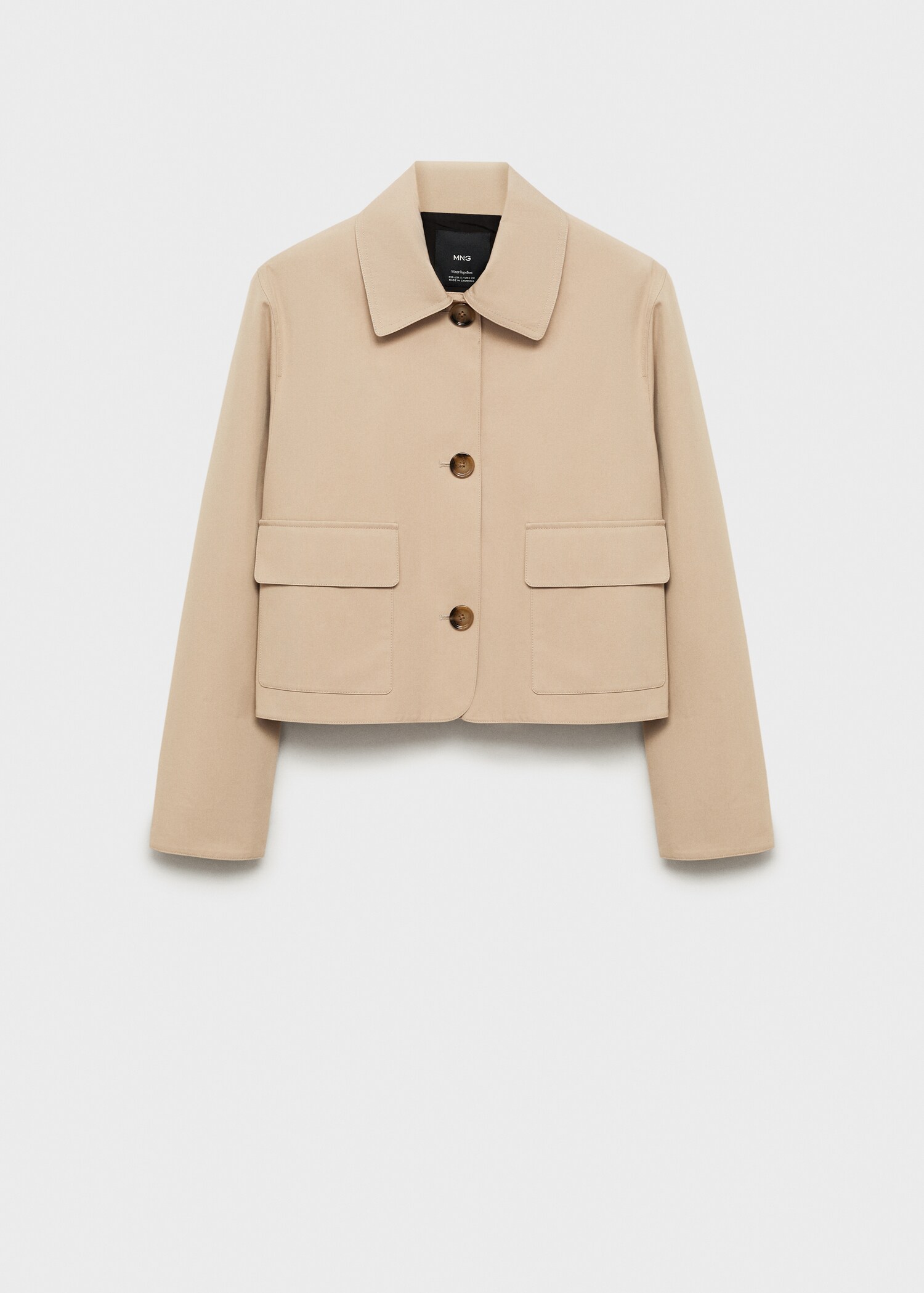 Cotton jacket with pockets - Article without model