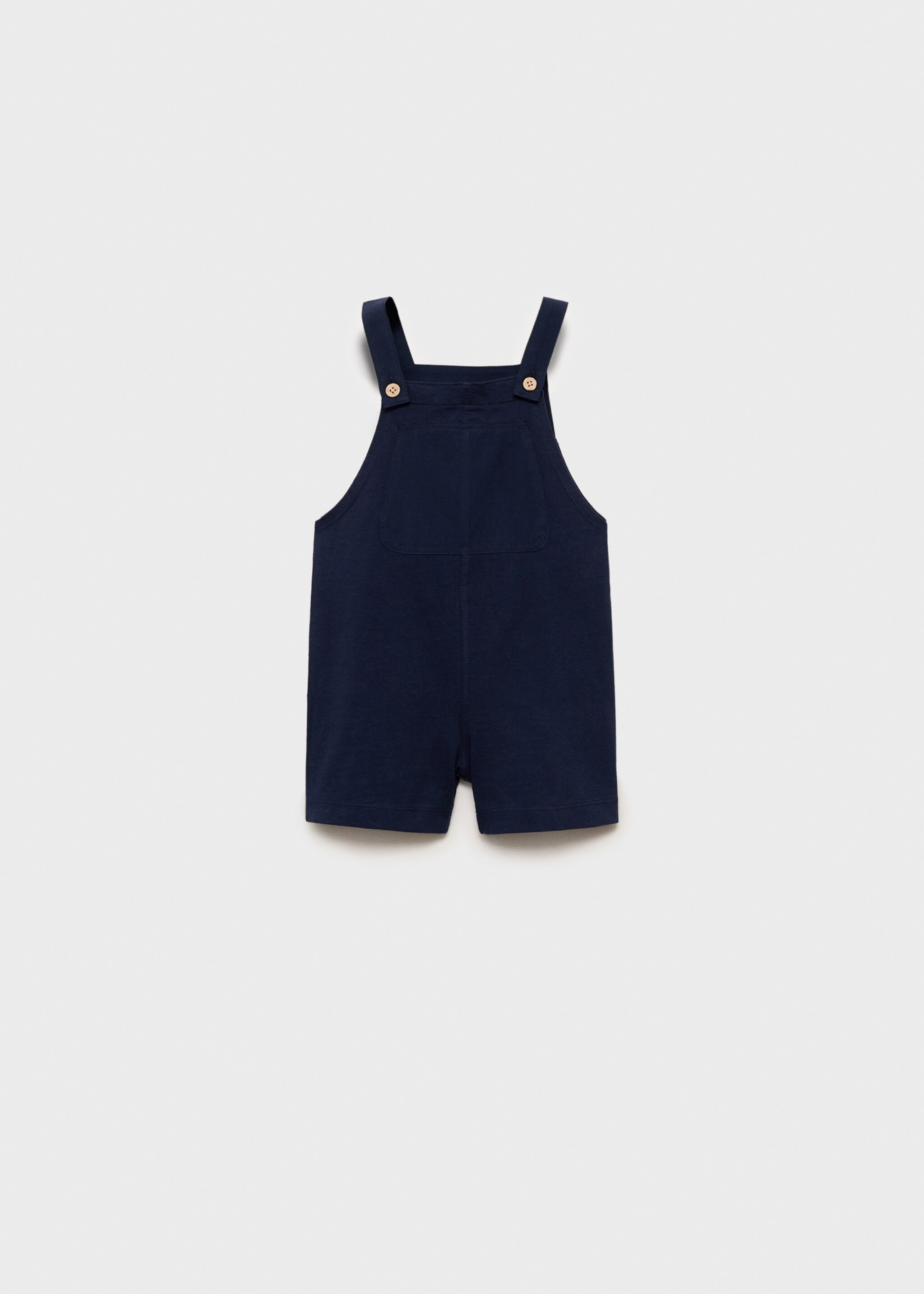 Cotton knit dungarees - Article without model