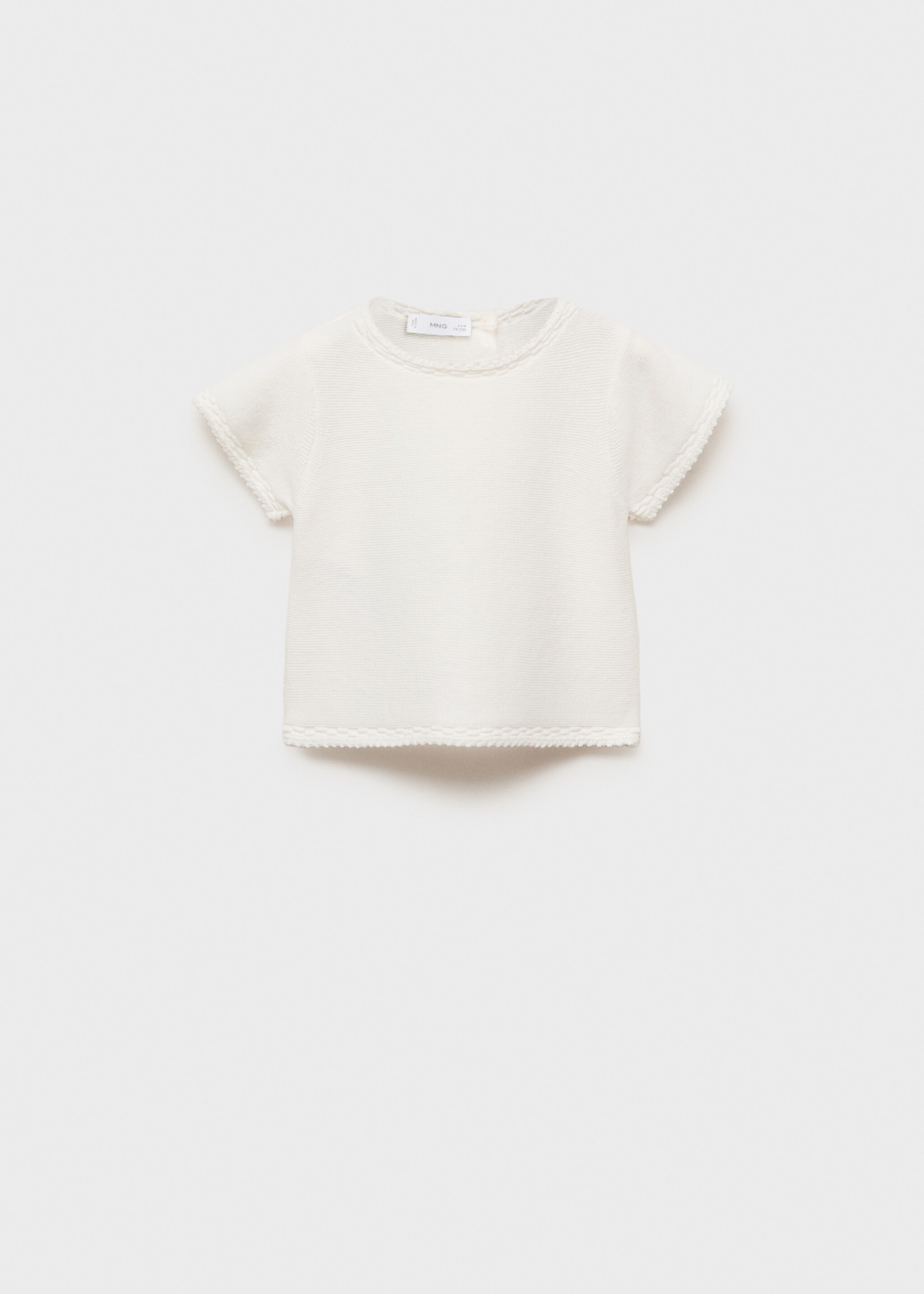 Short sleeve sweater - Article without model
