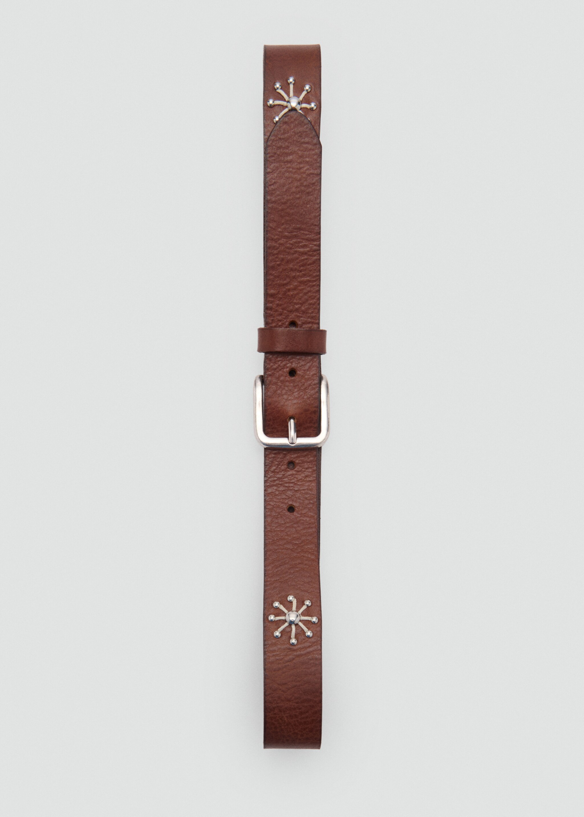 Leather belt with embroidered details - Details of the article 2