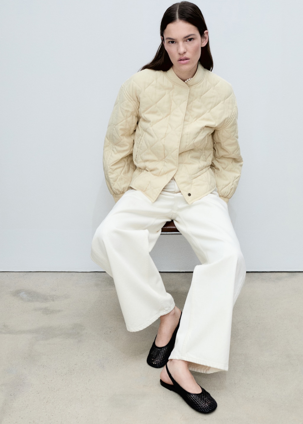 Chaqueta bomber acolchada