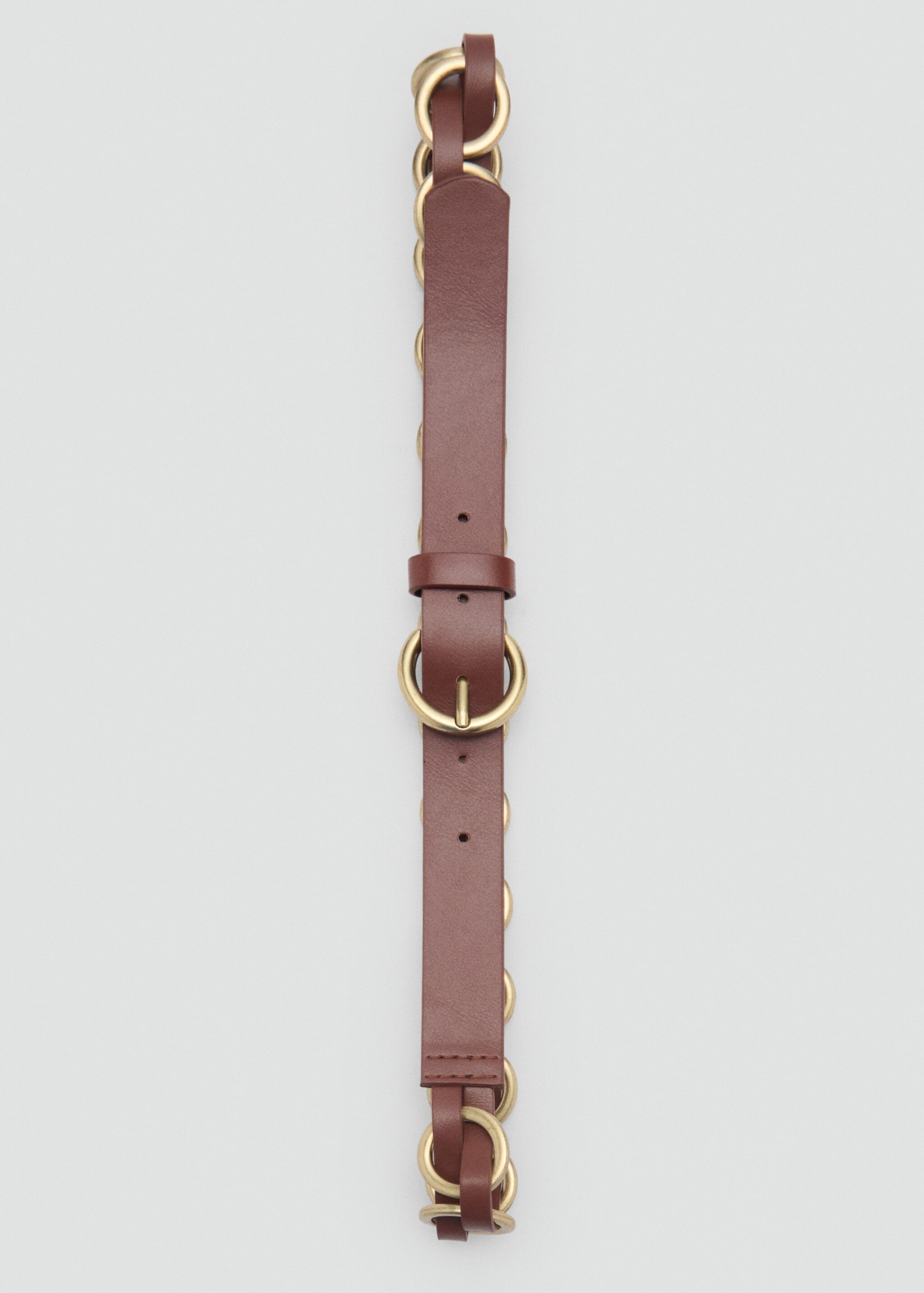 Combined belt with metal rings - Details of the article 2