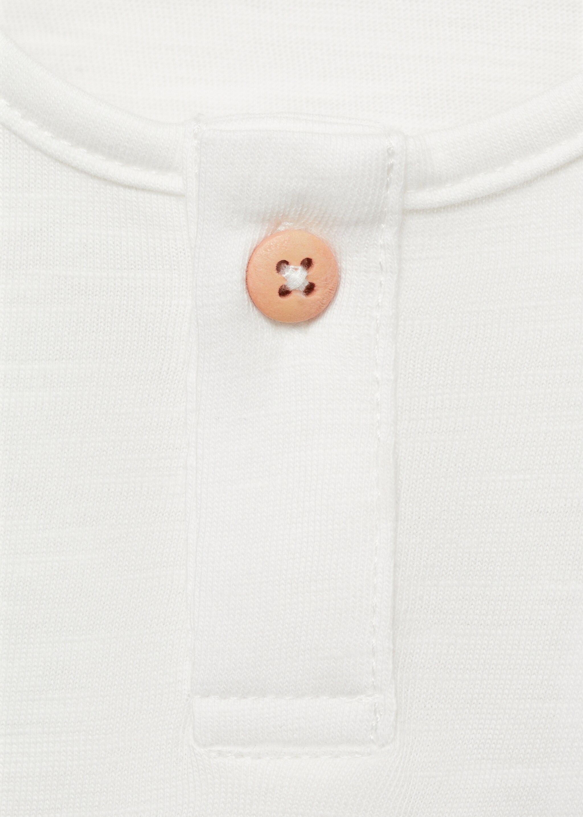 T-Shirt Baumwolle mit Reliefmuster - Detail des Artikels 8