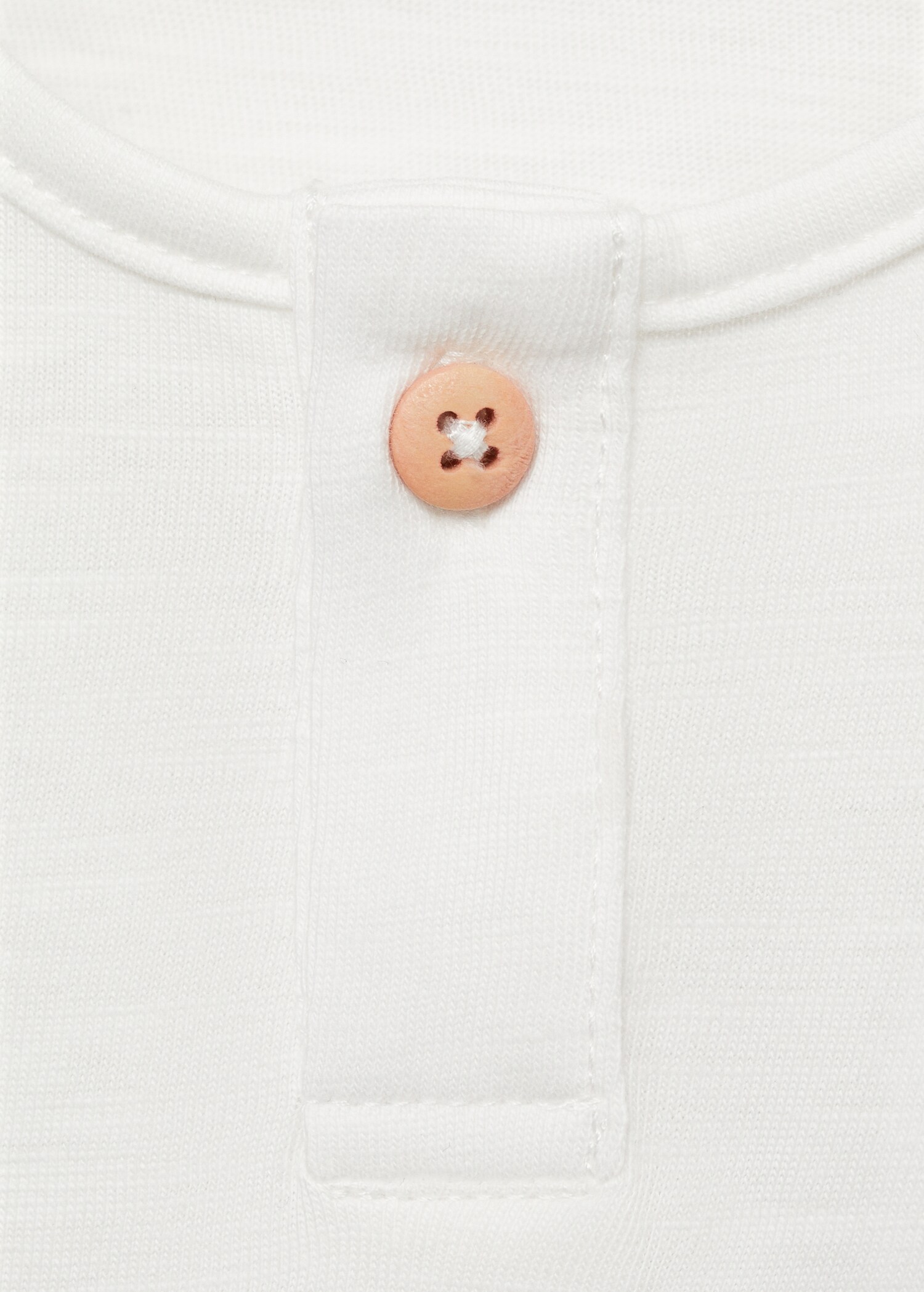 T-Shirt Baumwolle mit Reliefmuster - Detail des Artikels 8