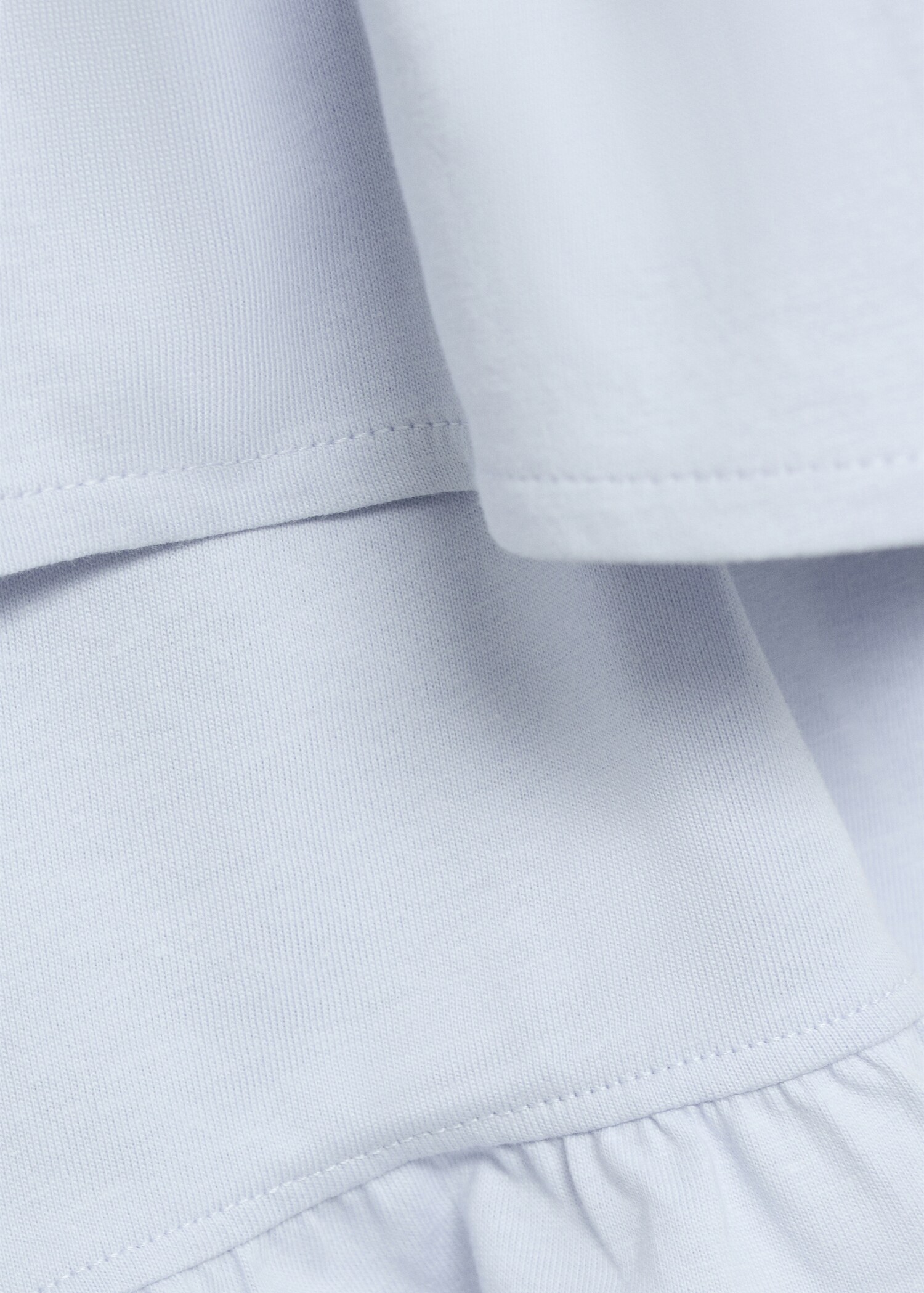 Korte pyjama met ruches - Detail van het artikel 0