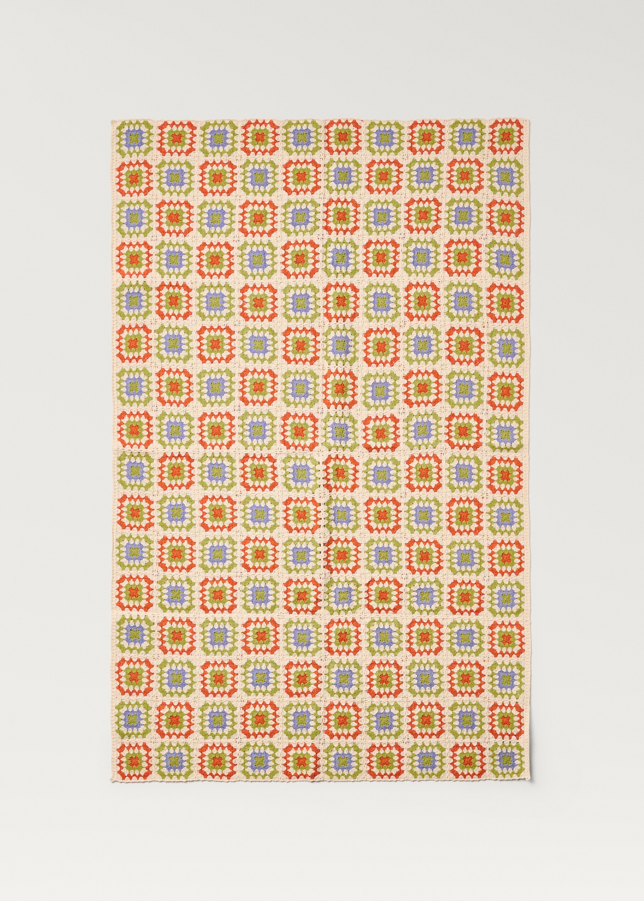 Children's multi-coloured crochet blanket - Details of the article 3
