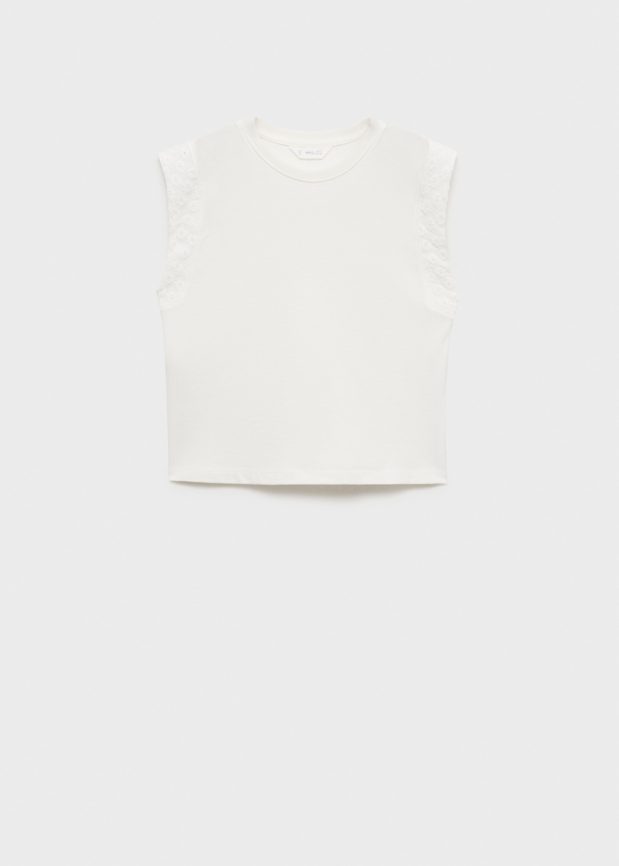 T-shirt with embroidered detail - Article without model